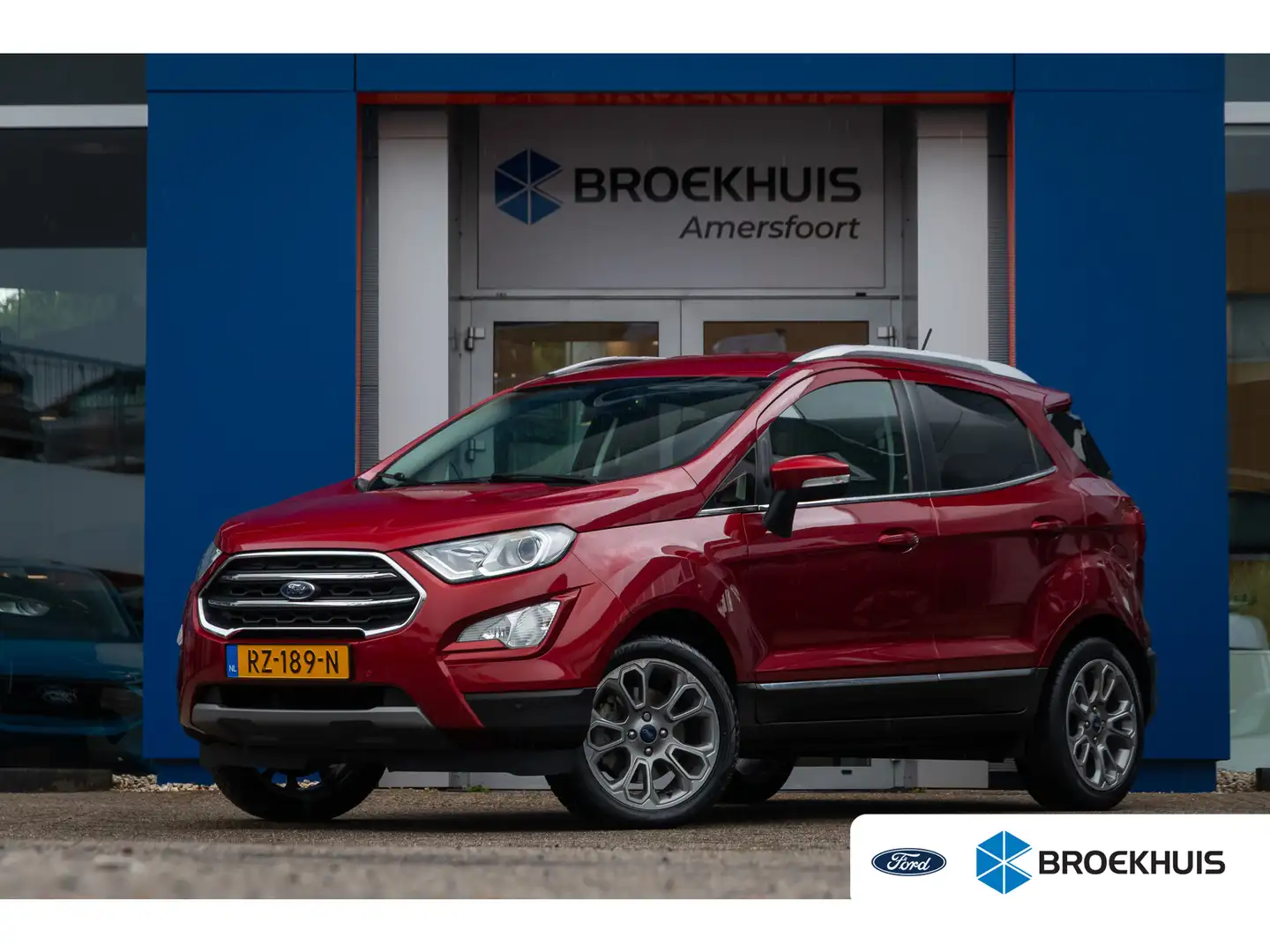 Ford EcoSport 1.0 EcoBoost Titanium | Trekhaak | Achteruitrijcam Rood - 1