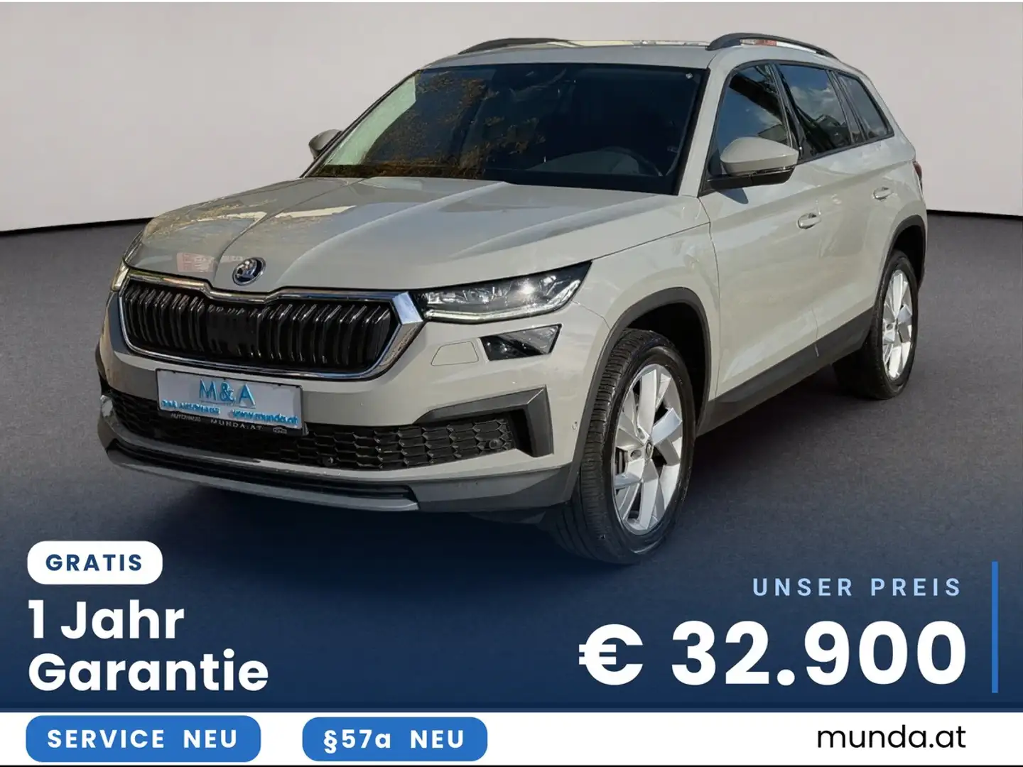 Skoda Kodiaq 2.0 TDI Tour /Erstb./Allrad/Autom./200PS/Garantie Grau - 1