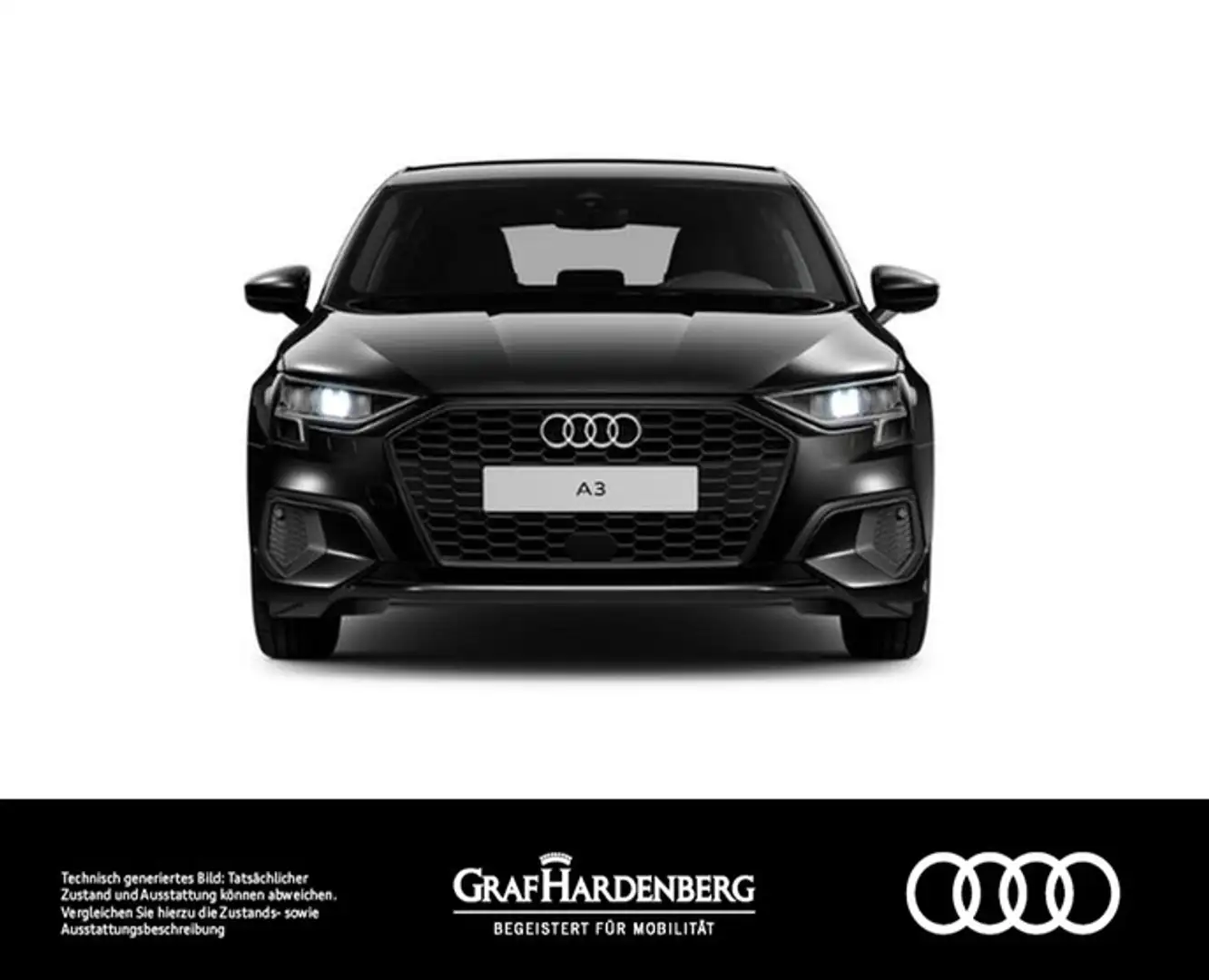 Audi A3 Sportback 35 TDI . virt.Cockpit Navi ACC Noir - 2