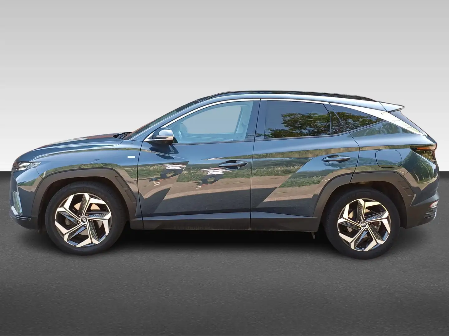 Hyundai TUCSON 1.6 T-GDI MHEV Premium Sky  | automaat | leder | s Blauw - 2