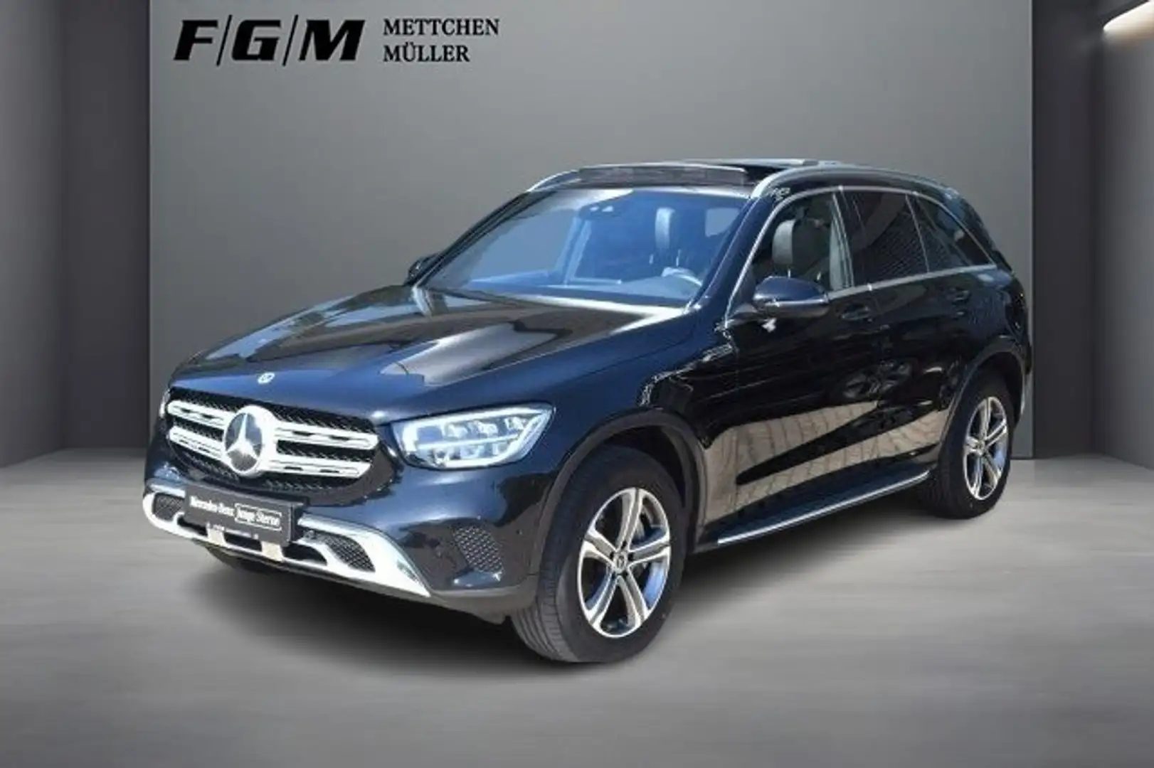 Mercedes-Benz GLC 300 de 4M PanoD/Distr/Mem/R-Kam/Totwinkelass Noir - 2