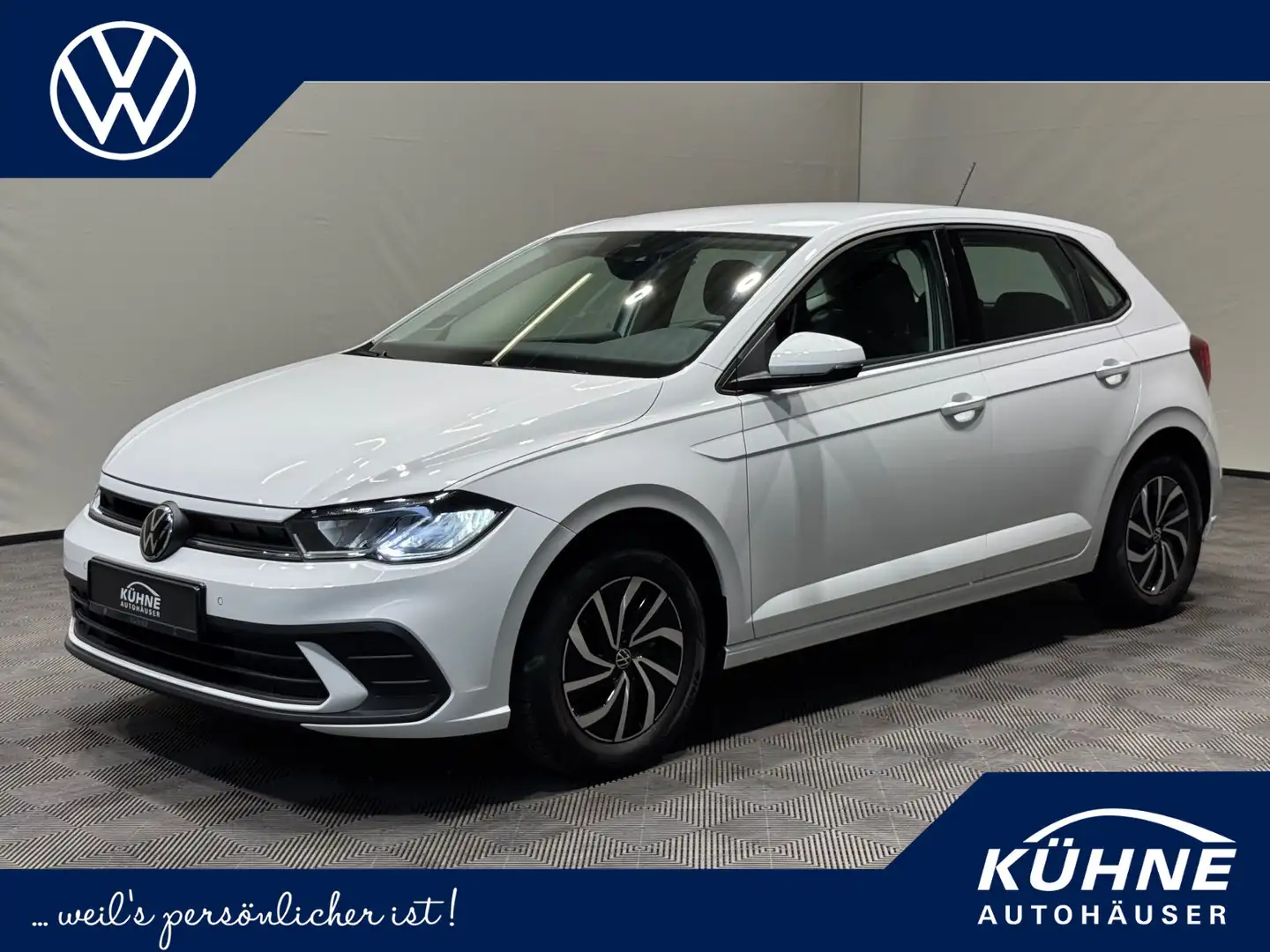 Volkswagen Polo Life 1.0 | LED KLIMA PDC SITZHZ APP-CONNECT Weiß - 1