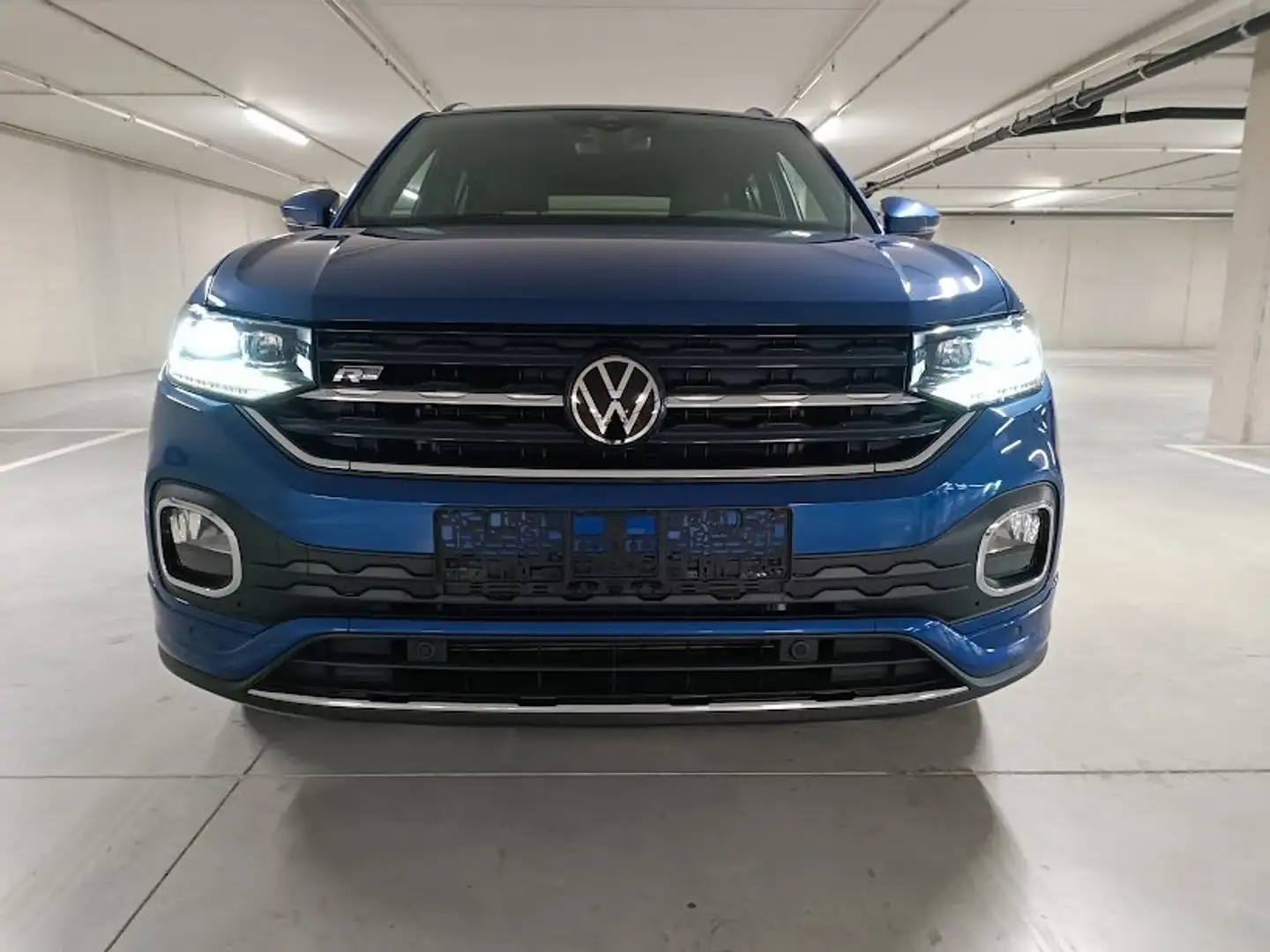 Volkswagen T-Cross 1.0 TSI  DSG R-Line IQ-Drive Nav Led App  camera Bleu - 2