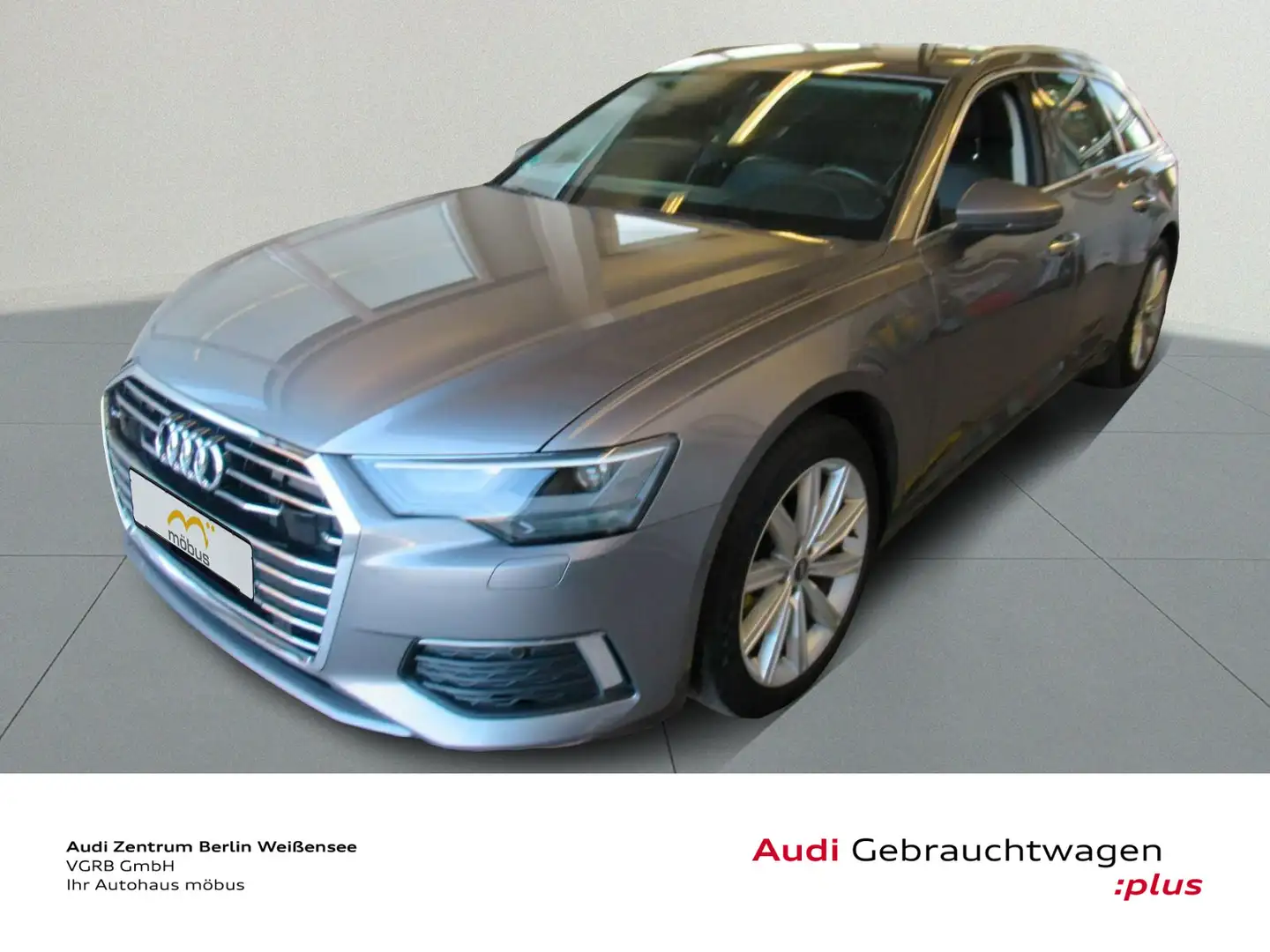 Audi A6 40 TDI S-TRO*LED*AHK*LEDER*RFK*NAVI*ACC Grau - 2