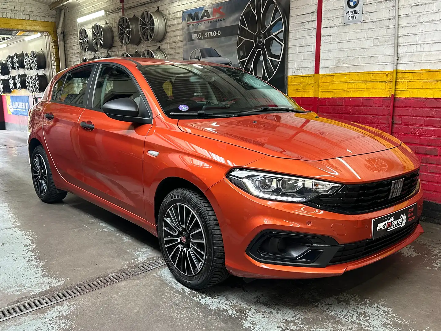 Fiat Tipo Tipo 1.0 T FireFly  1ER PROP Airco/ Garantie 12M Oranje - 2