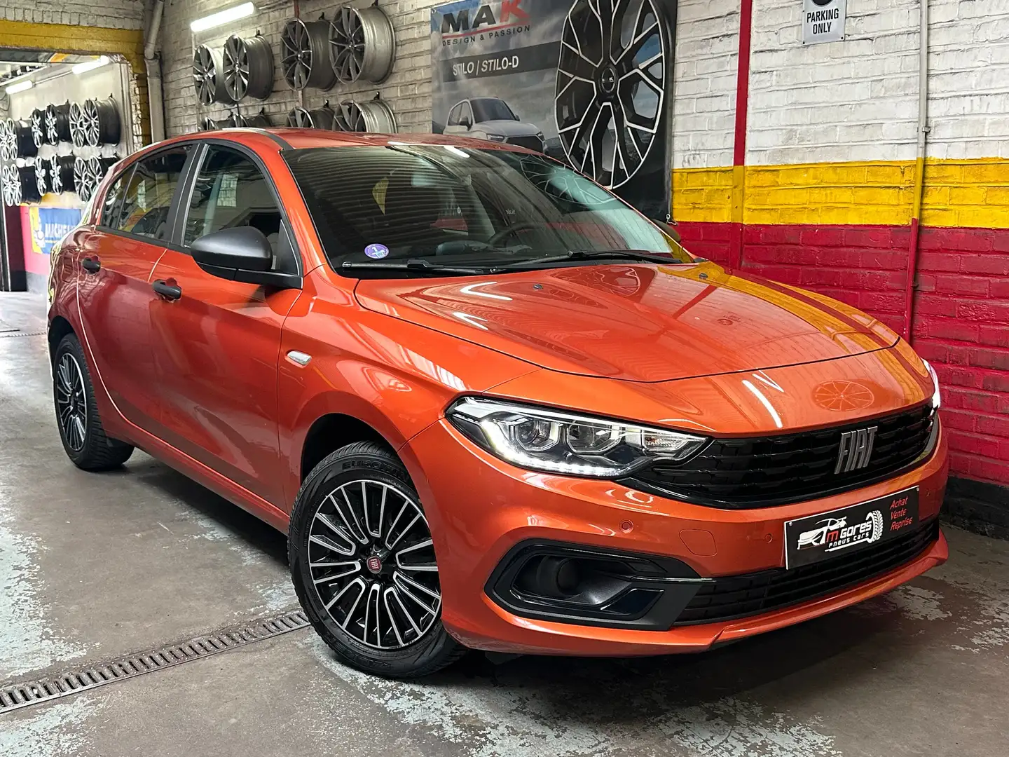 Fiat Tipo Tipo 1.0 T FireFly  1ER PROP Airco/ Garantie 12M Oranje - 1