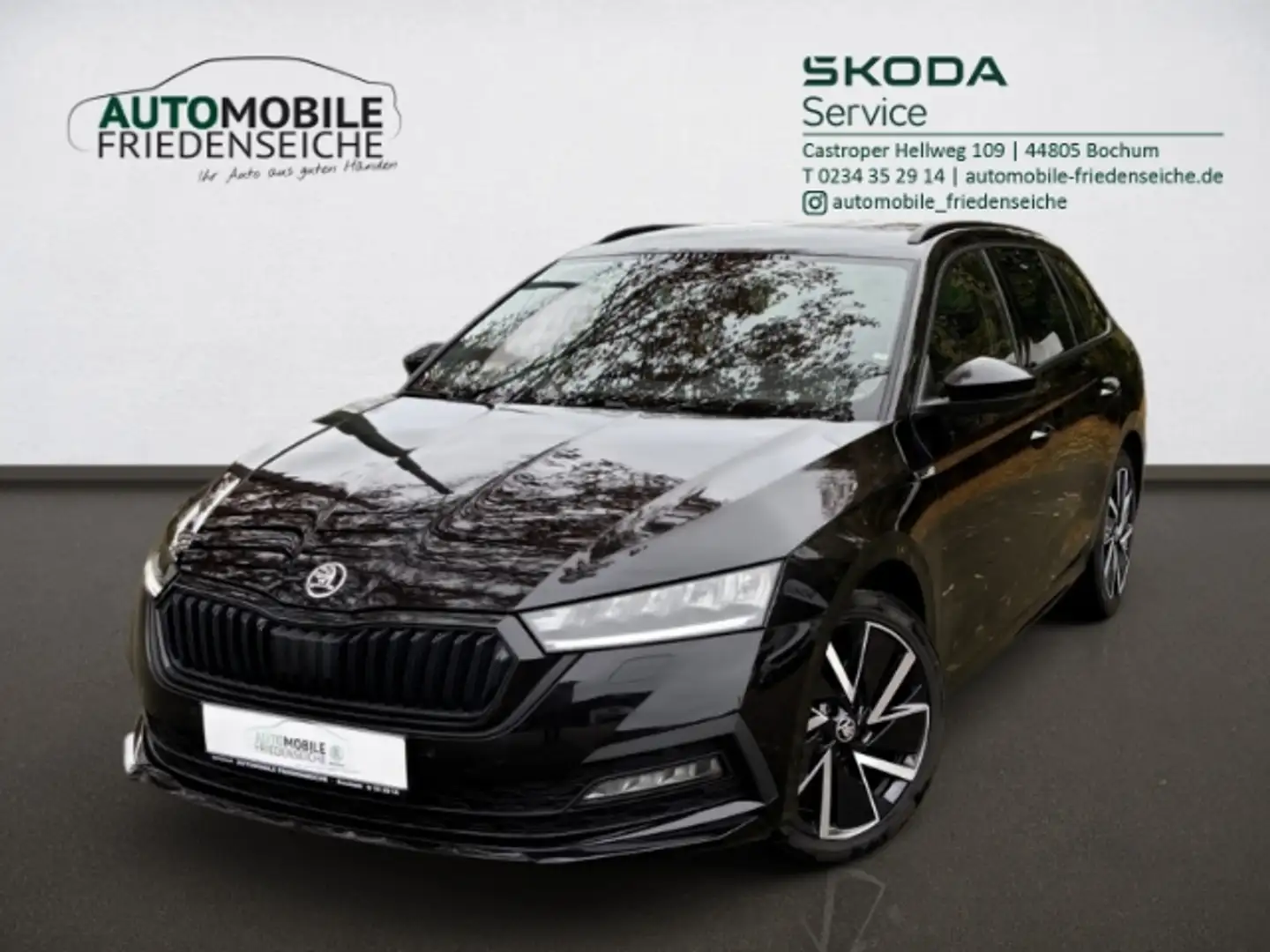 Skoda Octavia Combi Sportline 2.0 TDI DSG Navi Head-Up Schwarz - 1