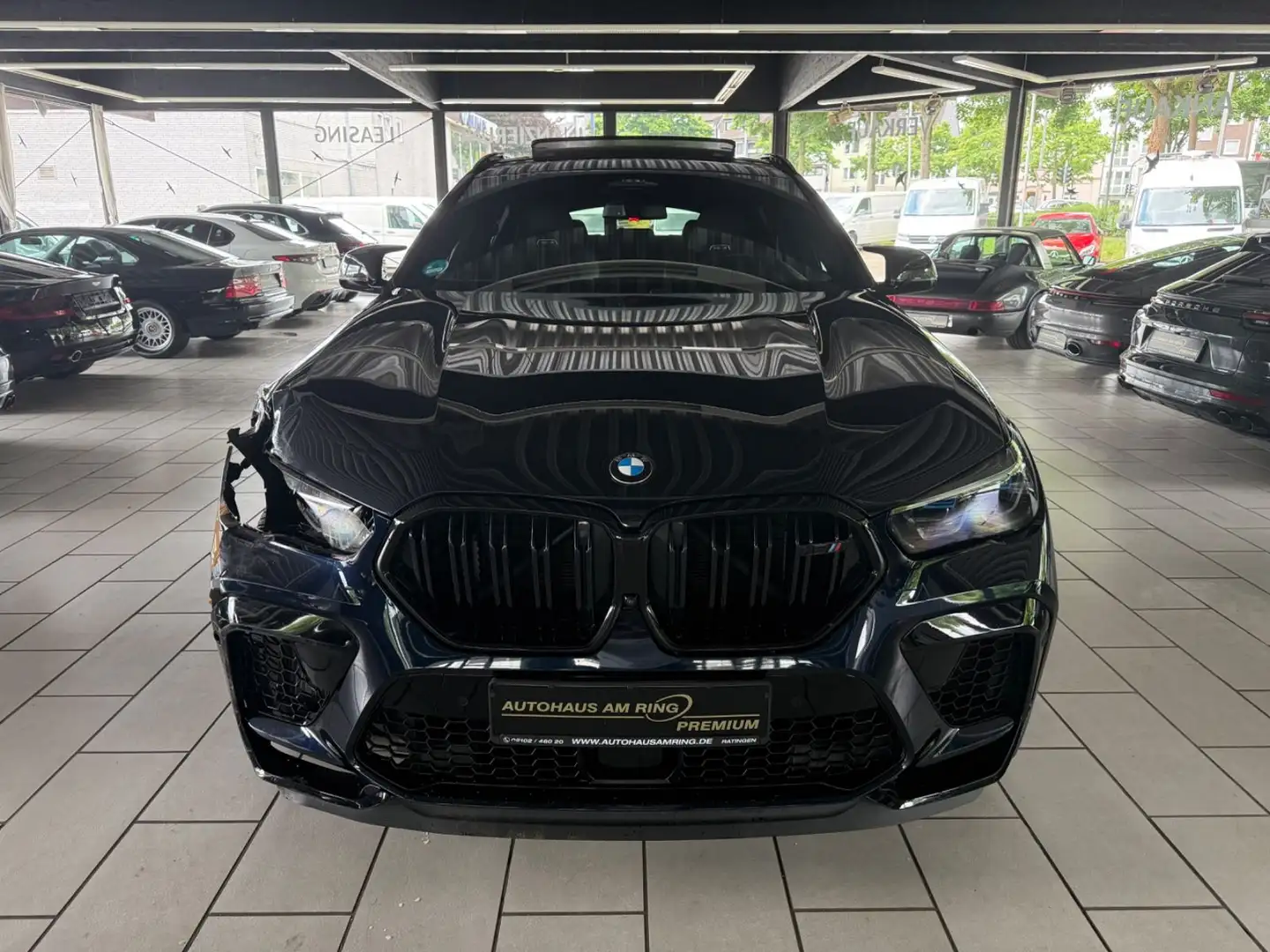 BMW X6 M Competition UNFALL! MAXIMAL VOLL! Nero - 2