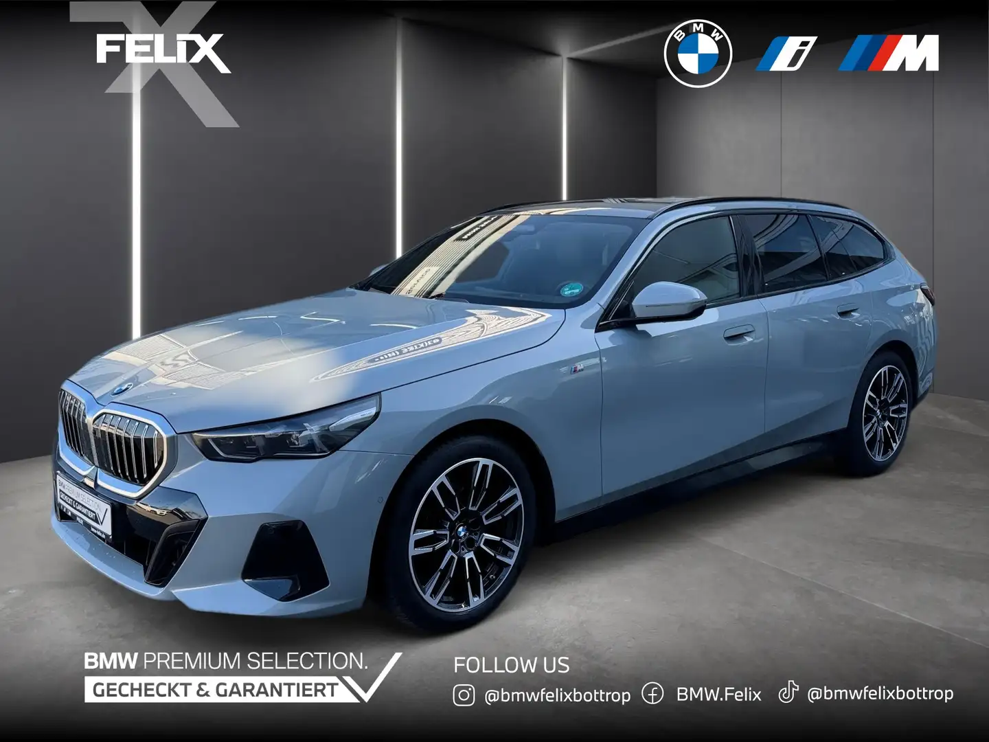 BMW 520 d touring+M SPORTPAKET+HARMAN/KARDON+PANORAMA Grau - 1