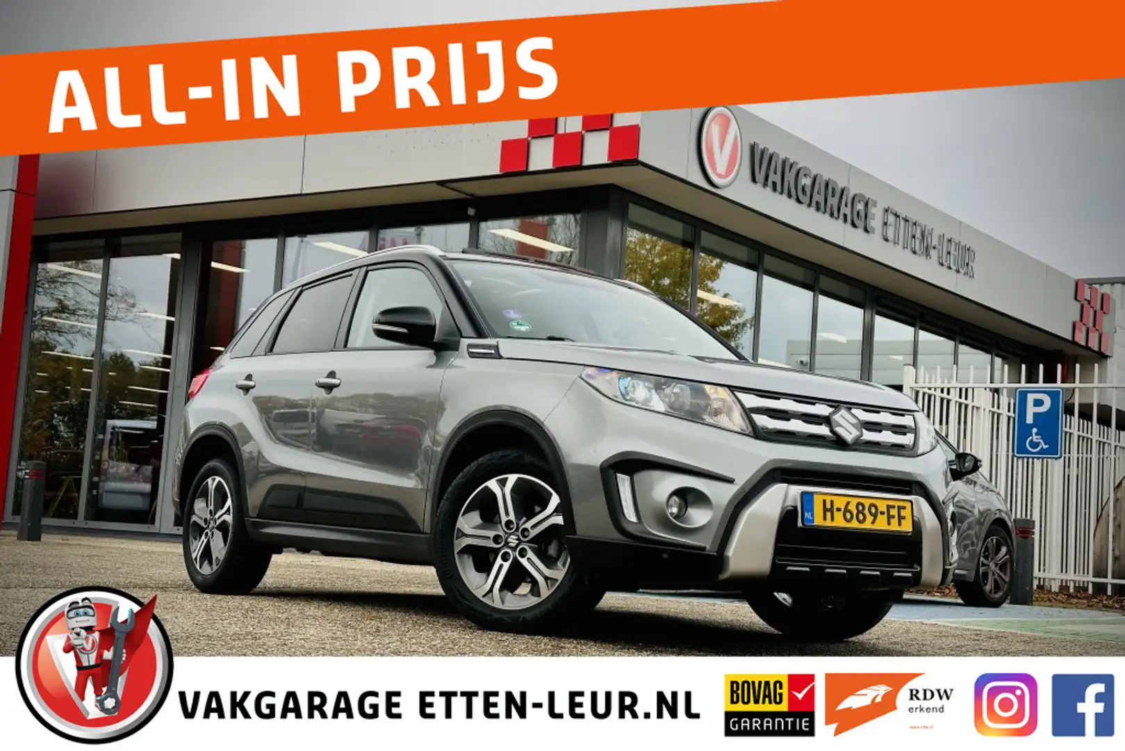 Suzuki Vitara 1.6 High Executive | SCHUIFDAK | ADAPTIEVE CRUISE Grijs - 1