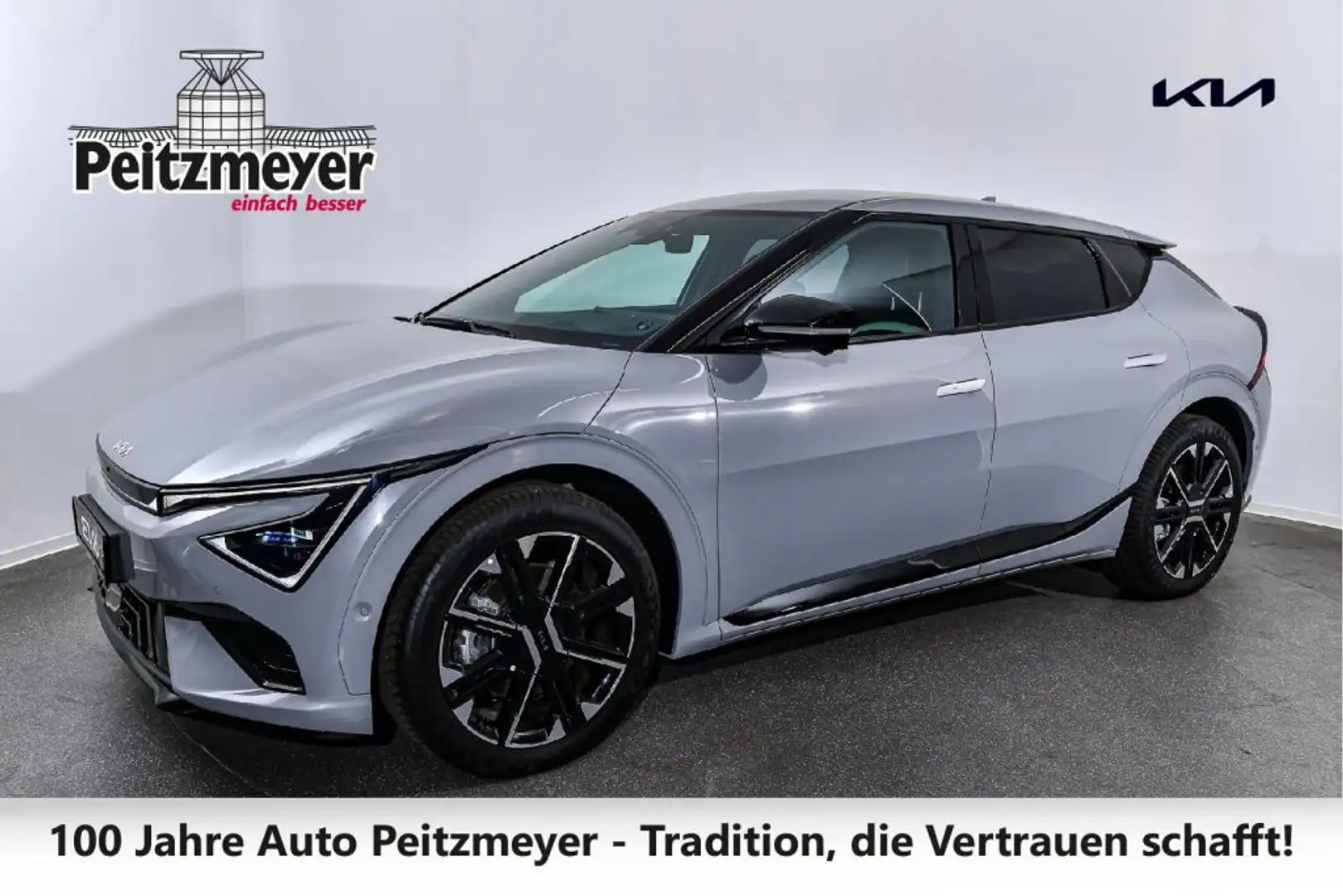 Kia EV6 84-kWh AWD GT-line / 800 Volt Technologie Gris - 1