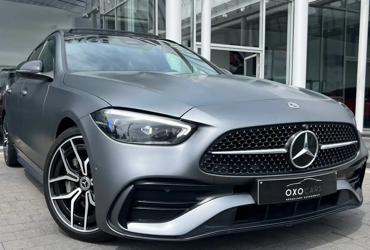 Mercedes-Benz C-Class D 200CV / Pack AMG / Gris MAGNO MAT / Pack NIGHT / FULL, миниатюра 4