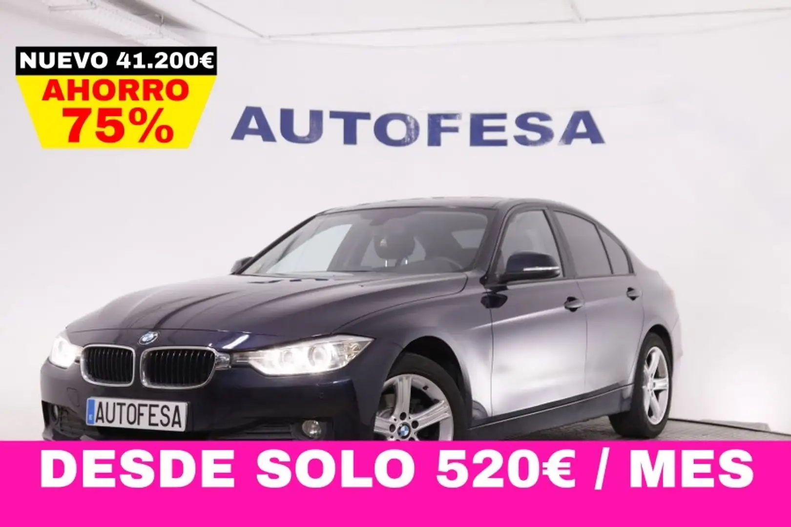 BMW Active Hybrid 3 318D AUTO 143CV 4P # NAVY, PARKTRONIC - 1