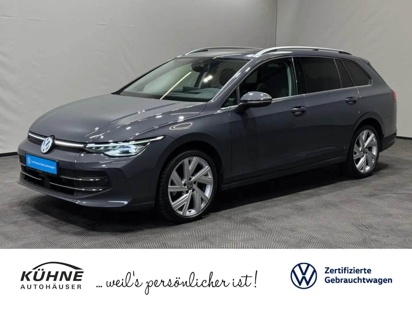 Volkswagen Golf Variant Style 1.5 eTSI DSG | PANO AHK 360° Gris - 1