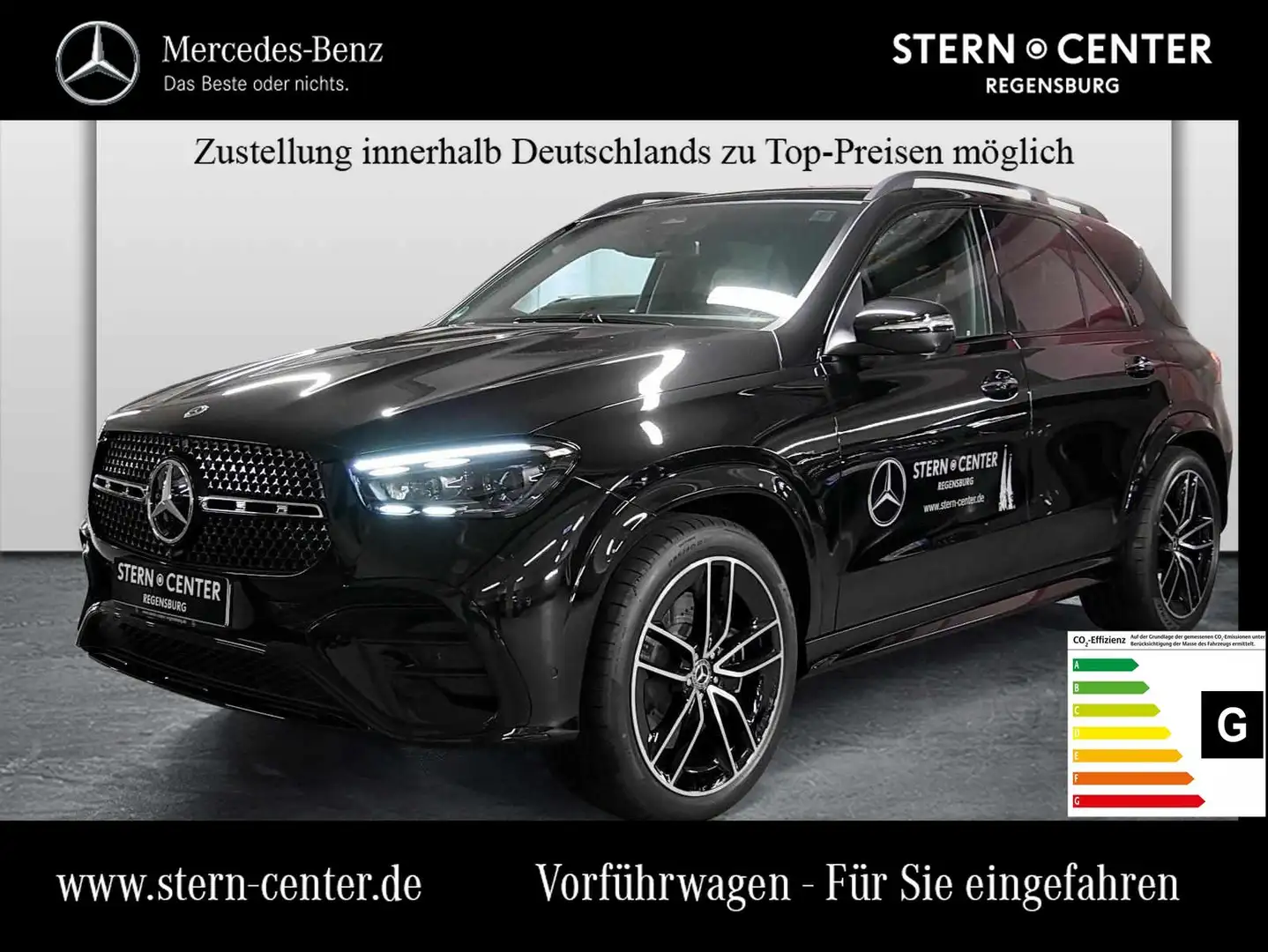 Mercedes-Benz GLE 450 d 4M+AMG+7SITZE+AIR+AHK+DIST+PANO+MBEAM+ Negru - 1