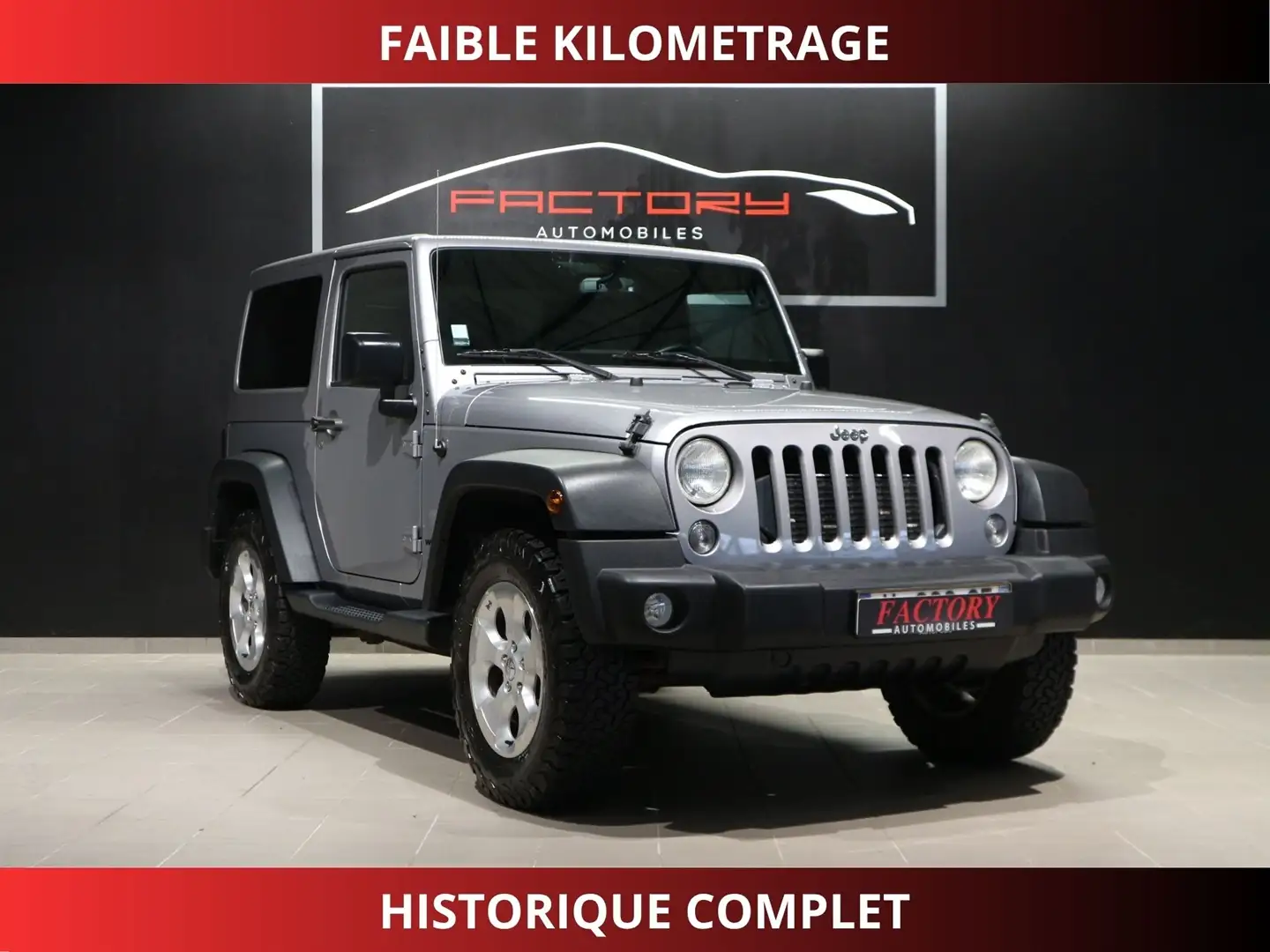 Jeep Wrangler 2.8 CRD 200 FAP SAHARA BVA Grijs - 1