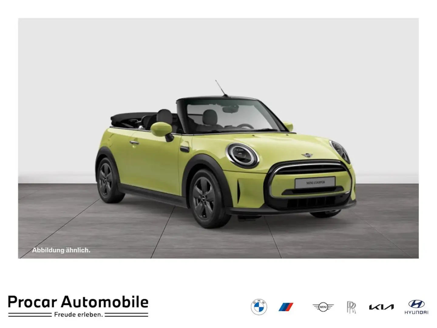 MINI Cooper Cabrio Cooper Cabrio Autom.+Navi+LED+KZG+Sportsitze+PDC+D Gelb - 1