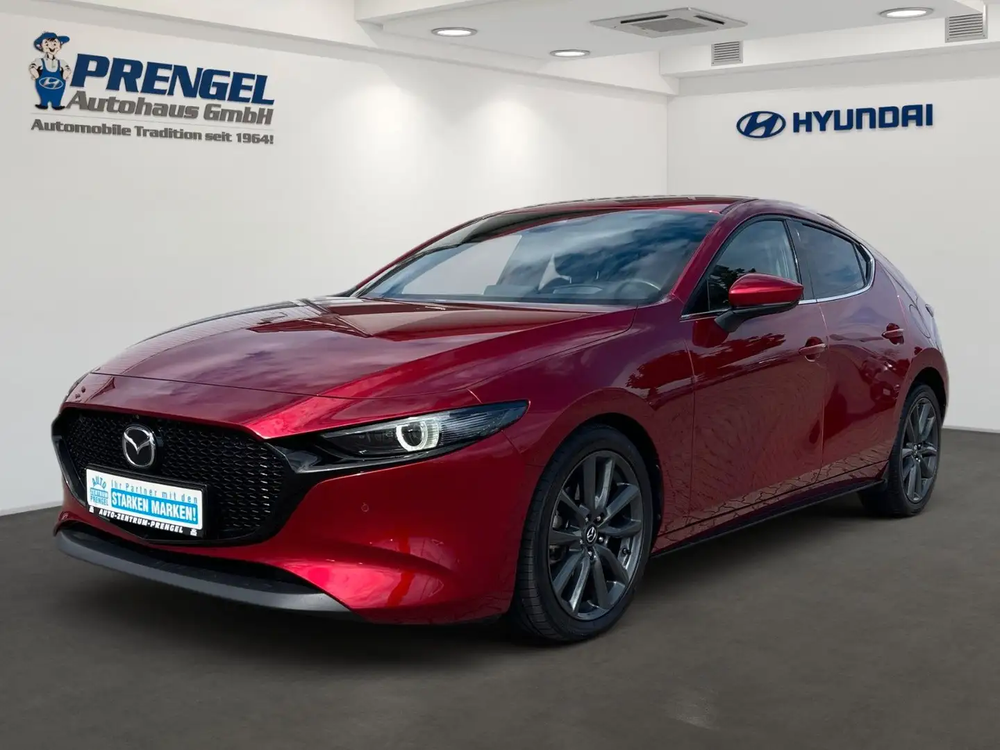 Mazda 3 2.0 AT Selection LED/360°/Navi/GRA/SHZ/Head Up Rot - 1