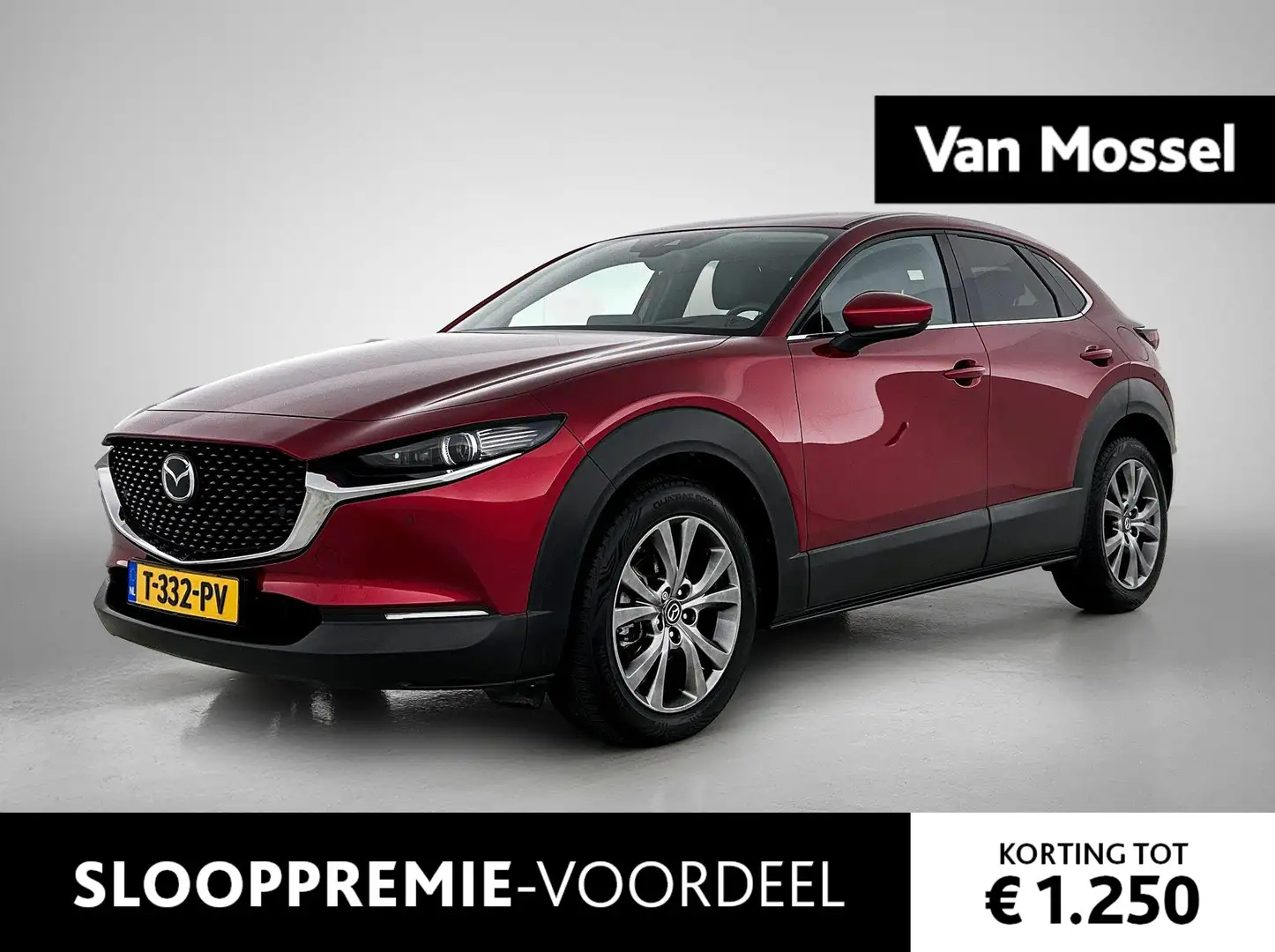 Mazda CX-30 2.0 e-SkyActiv-X M Hybrid Luxury | EERSTE EIGENAAR Rood - 1