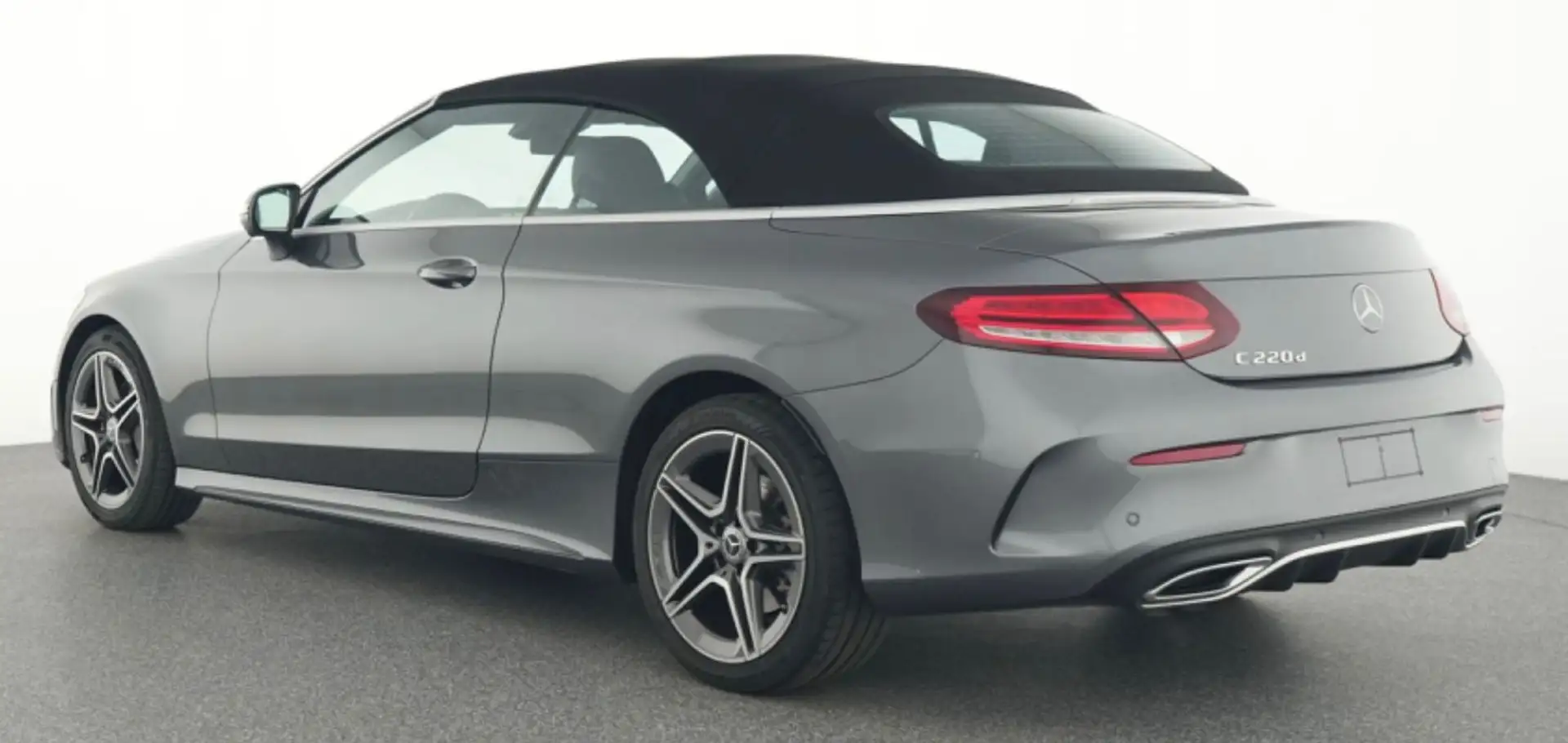 Mercedes-Benz C 220 d CABRIO AMG LED WIEDE AMBI LEDER NAVI KAM Grau - 2