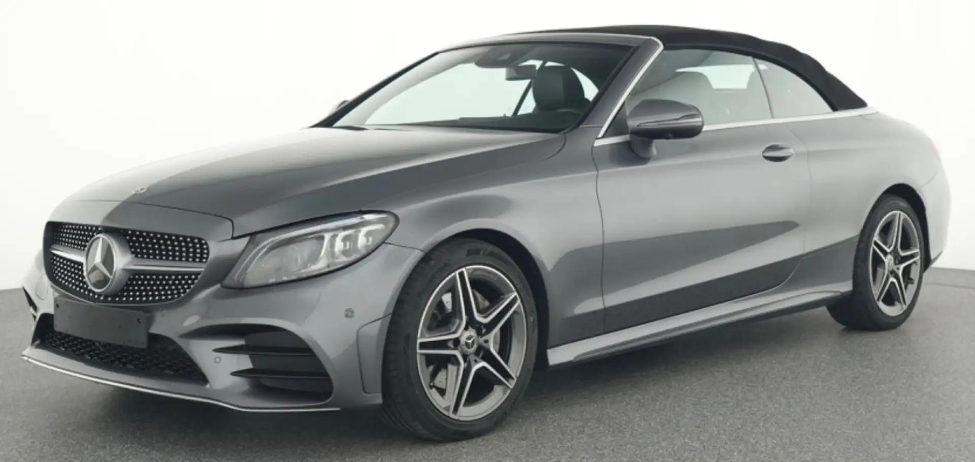 Mercedes-Benz C 220 d CABRIO AMG LED WIEDE AMBI LEDER NAVI KAM Grau - 1