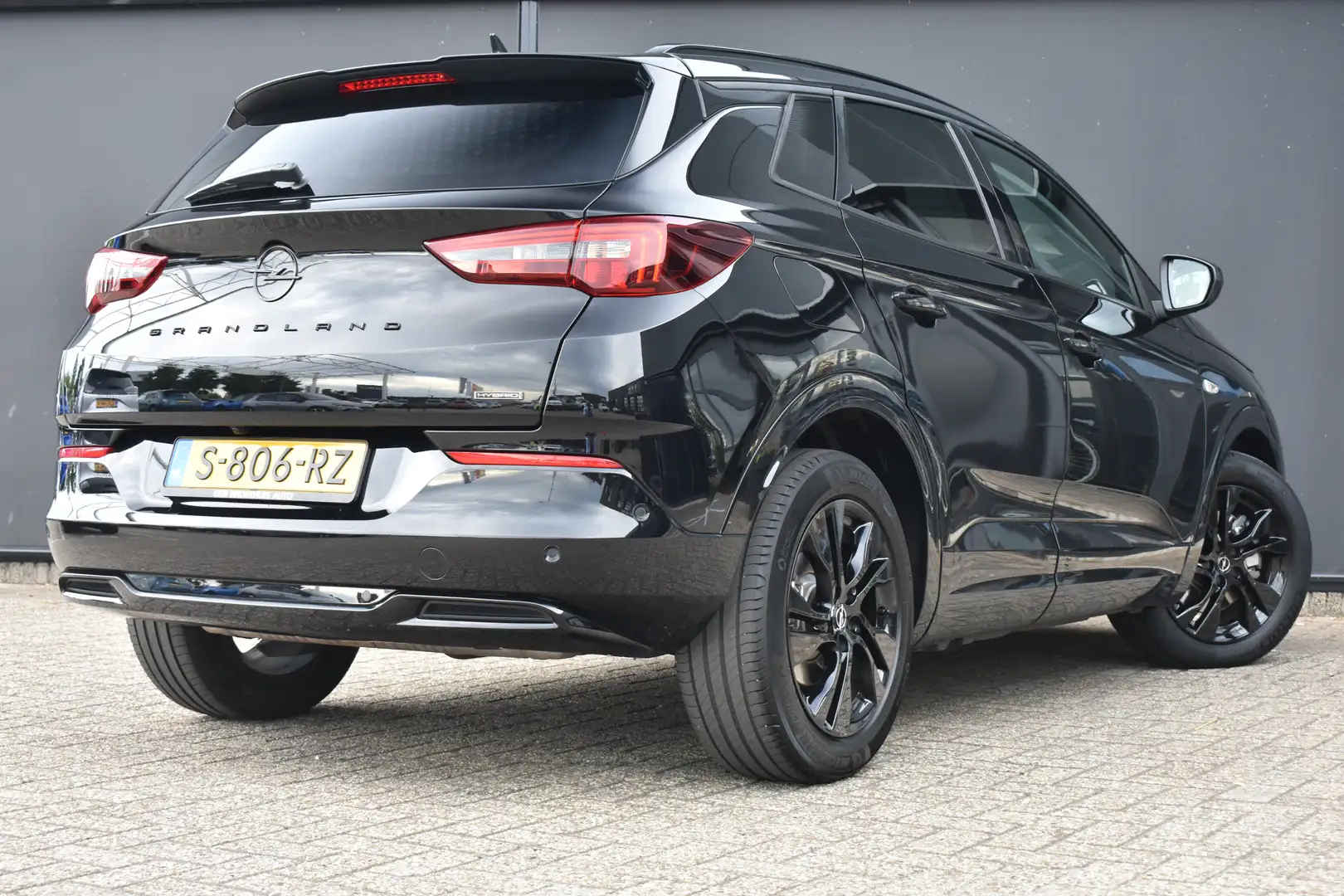 Opel Grandland 1.6 Turbo Hybrid Level 4 | Vol-Leder | Elektr. Sto Zwart - 2