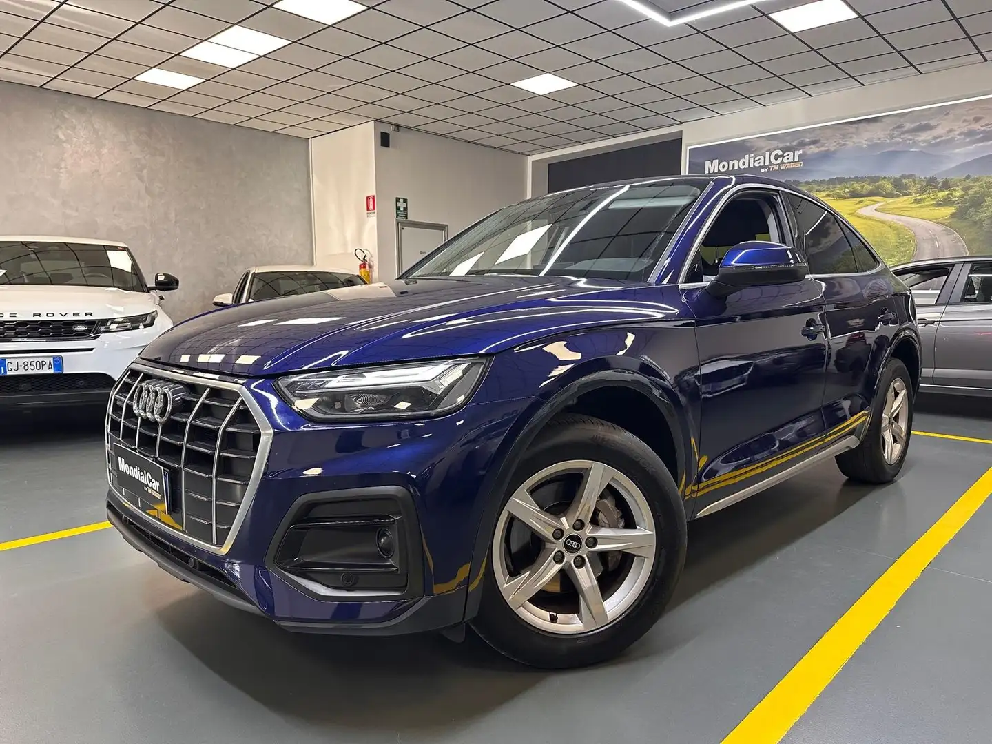 Audi Q5 Sportback 40 2.0 tdi mhev 12V quattro s-tronic Blau - 1