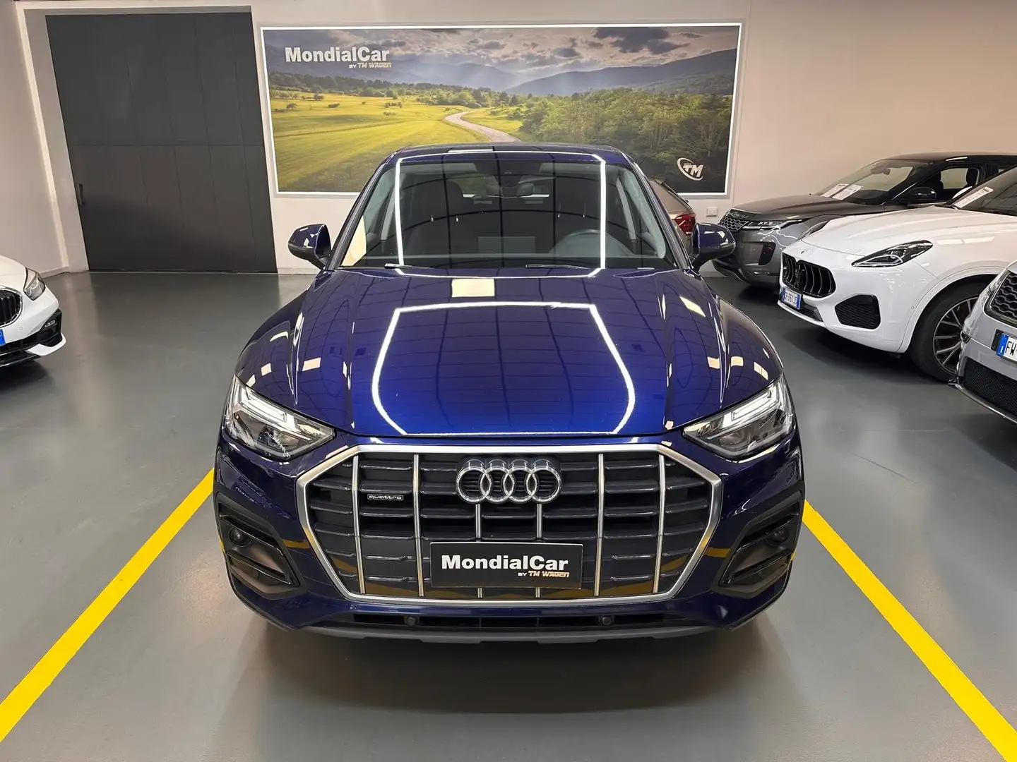 Audi Q5 Sportback 40 2.0 tdi mhev 12V quattro s-tronic Blau - 2