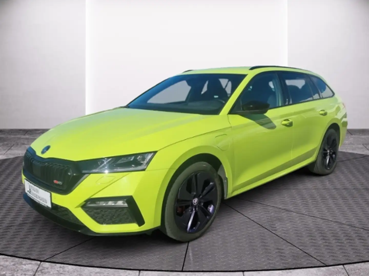 Skoda Octavia Combi 1.4 TSI iV RS 180KW NAVI COLUMBUS PLUS REIS Grün - 2