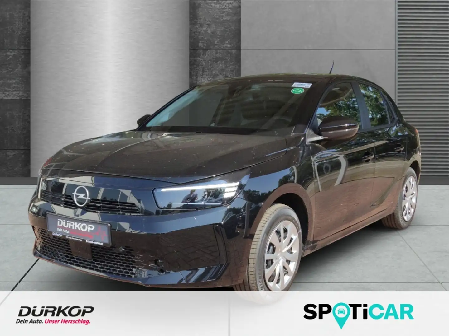 Opel Corsa-e Edition 11kw-Lader 3-phasig 50 kWh,CarPlay,Parkpil Schwarz - 1