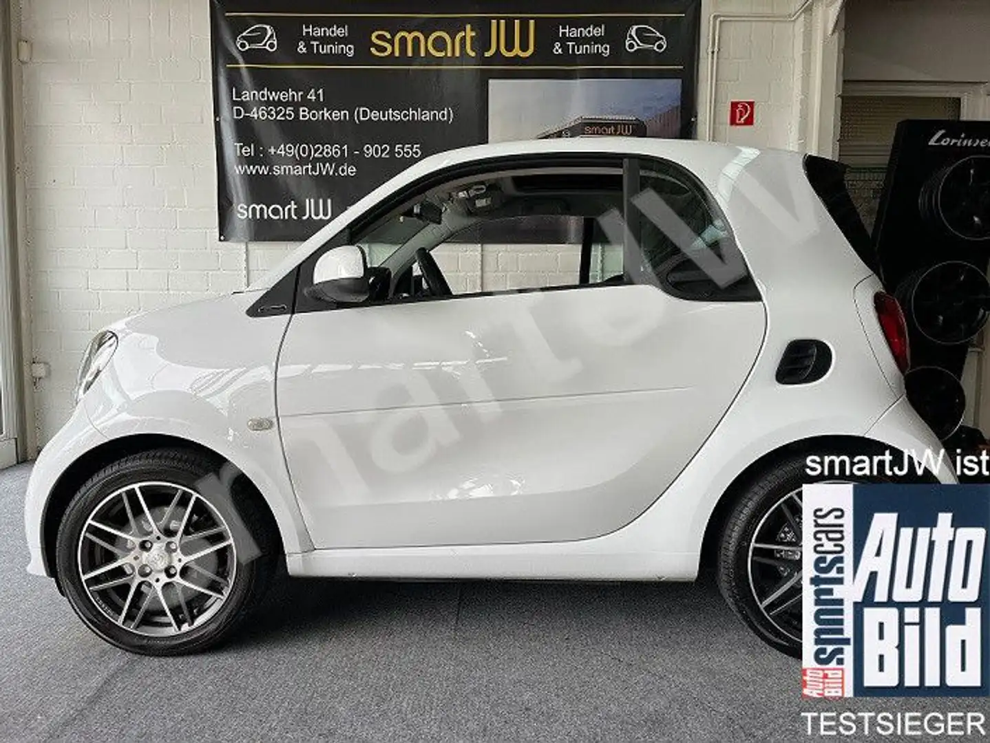 smart forTwo BRABUS Xclusive 109/ 122 PS Navi Kamera 1 Hand Weiß - 1