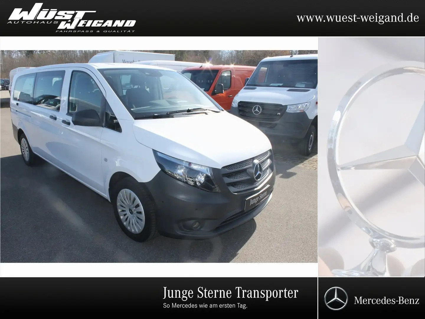 Mercedes-Benz Vito 114 CDI Tourer PRO Extralang+Klima+Navi+ Weiß - 1
