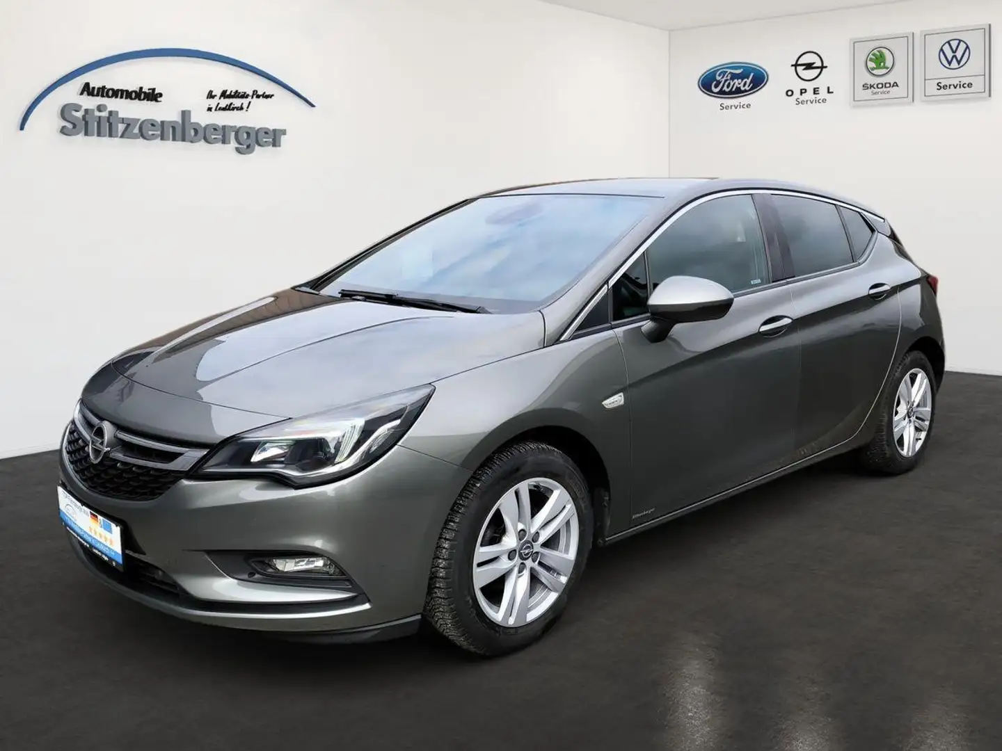 Opel Astra 1.4 Dynamic Turbo*Navi*Tempomat*SHZ* Gris - 1