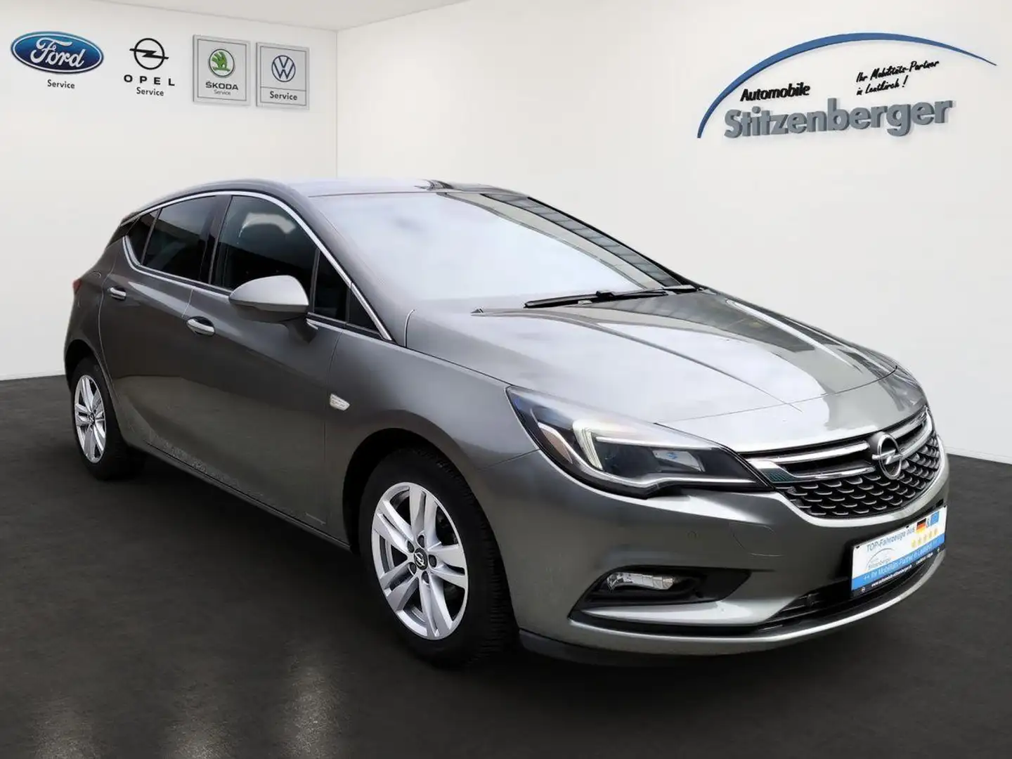 Opel Astra 1.4 Dynamic Turbo*Navi*Tempomat*SHZ* Gris - 2