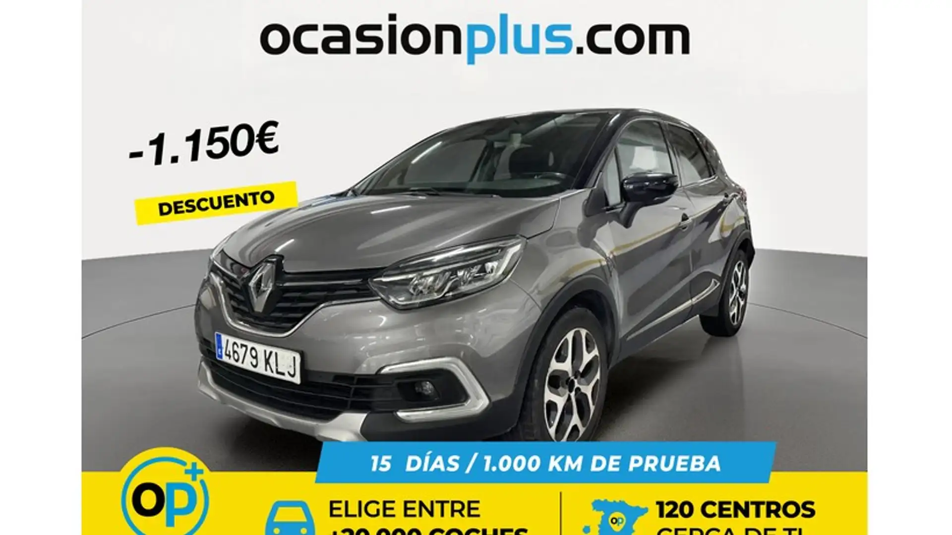 Renault Captur TCe Energy Zen 66kW Gris - 1