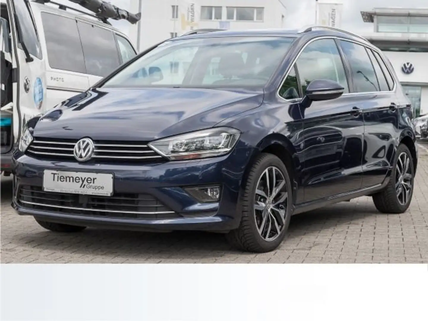 Volkswagen Golf Sportsvan 1.4 TSI HIGHLINE NAVI PANO GRA AH Blau - 2