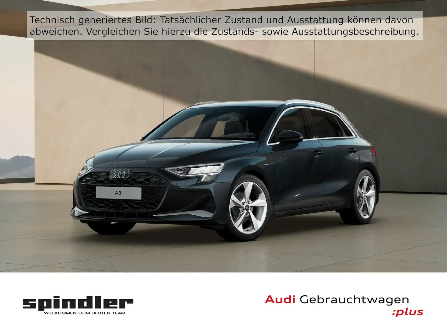 Audi A3 advanced 35TFSI S-tronic / AHK, RFK Grau - 1