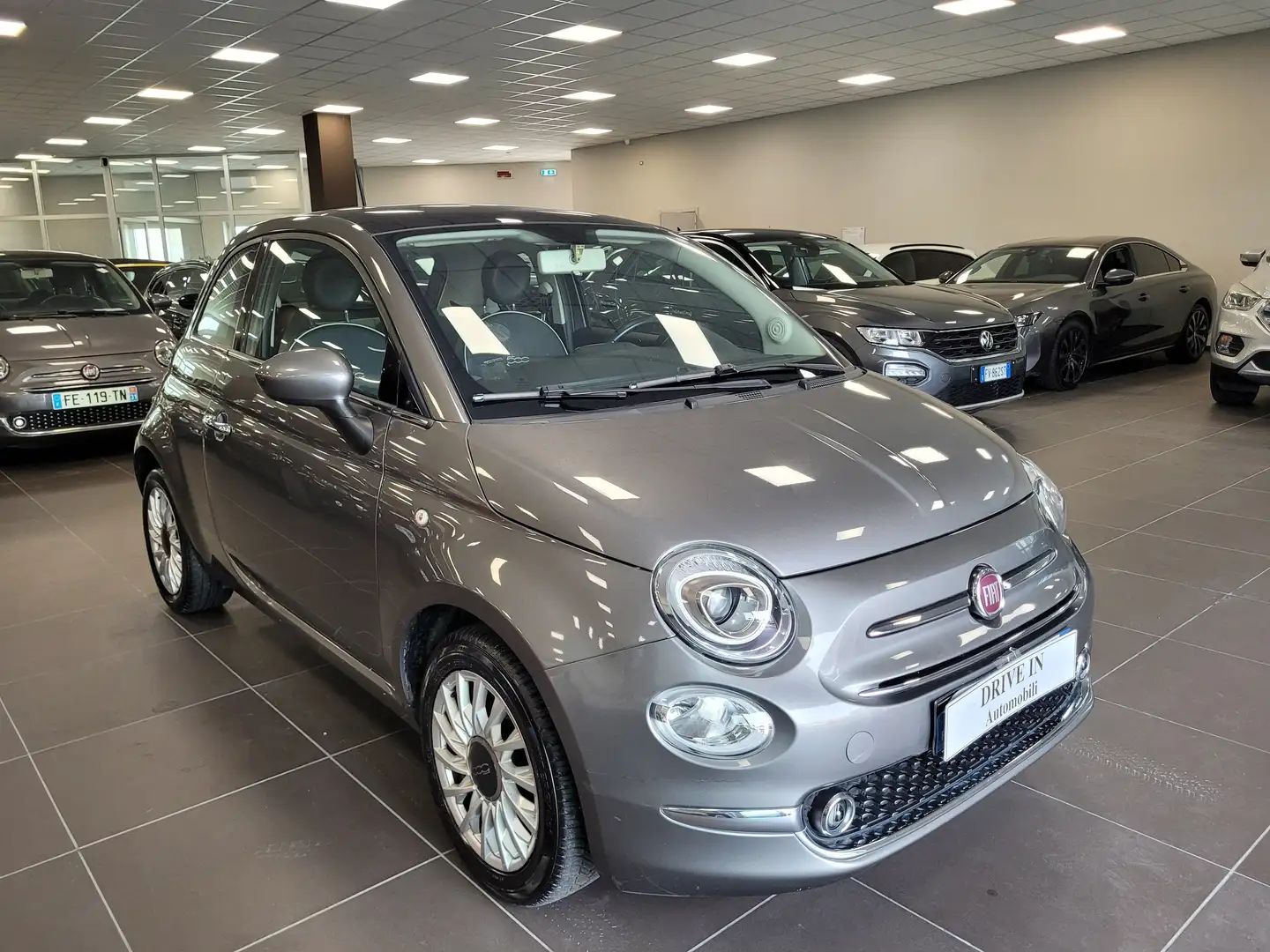 Fiat 500 1.2 Lounge 69cv my18 Grigio - 1