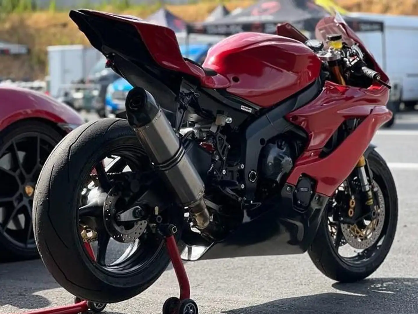 Yamaha YZF-R6 Circuitmotor/Trackbike Rouge - 2