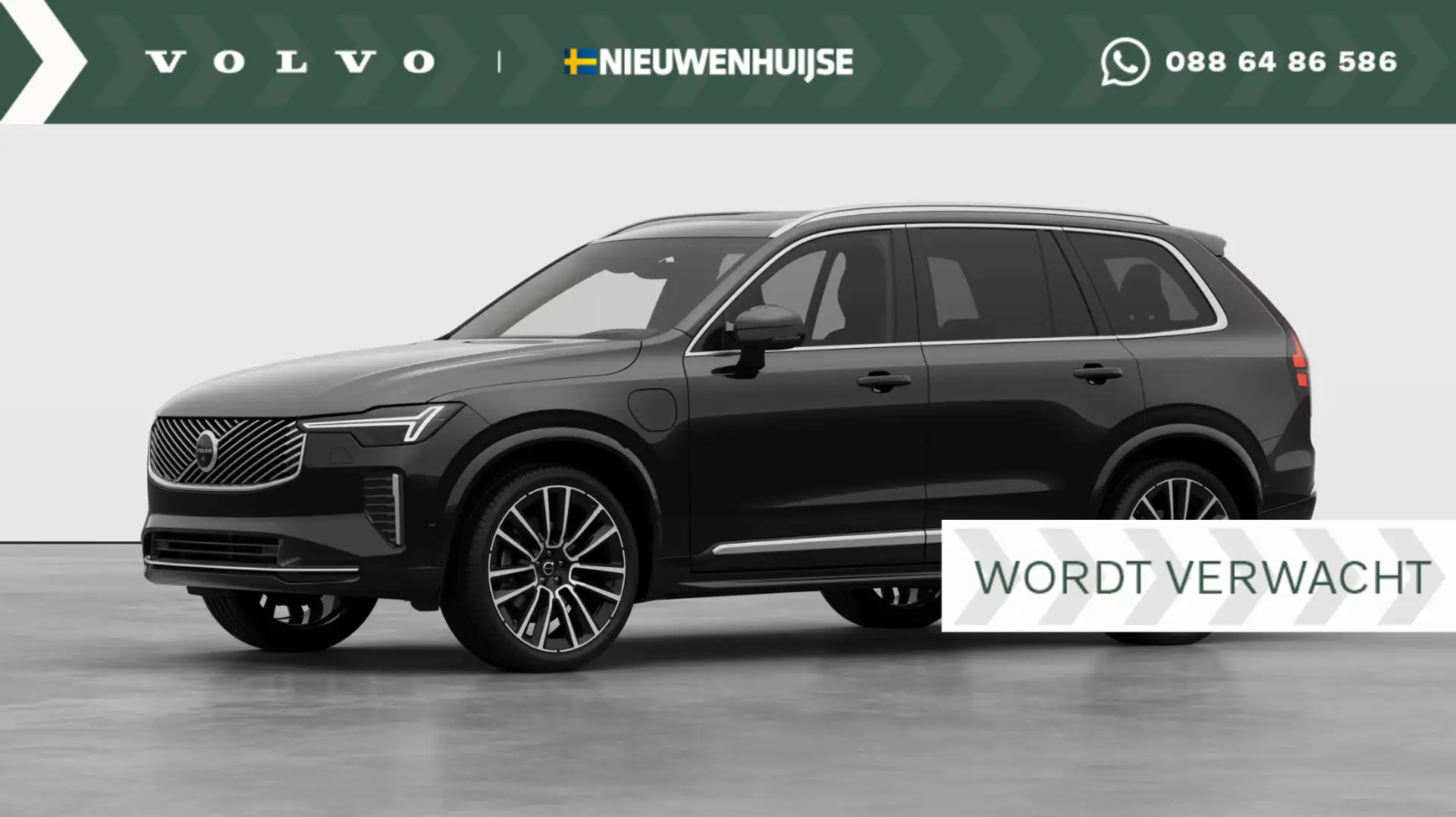 Volvo XC90 T8 Plug-in hybrid AWD Ultra Bright | Nappa leder m Zwart - 1