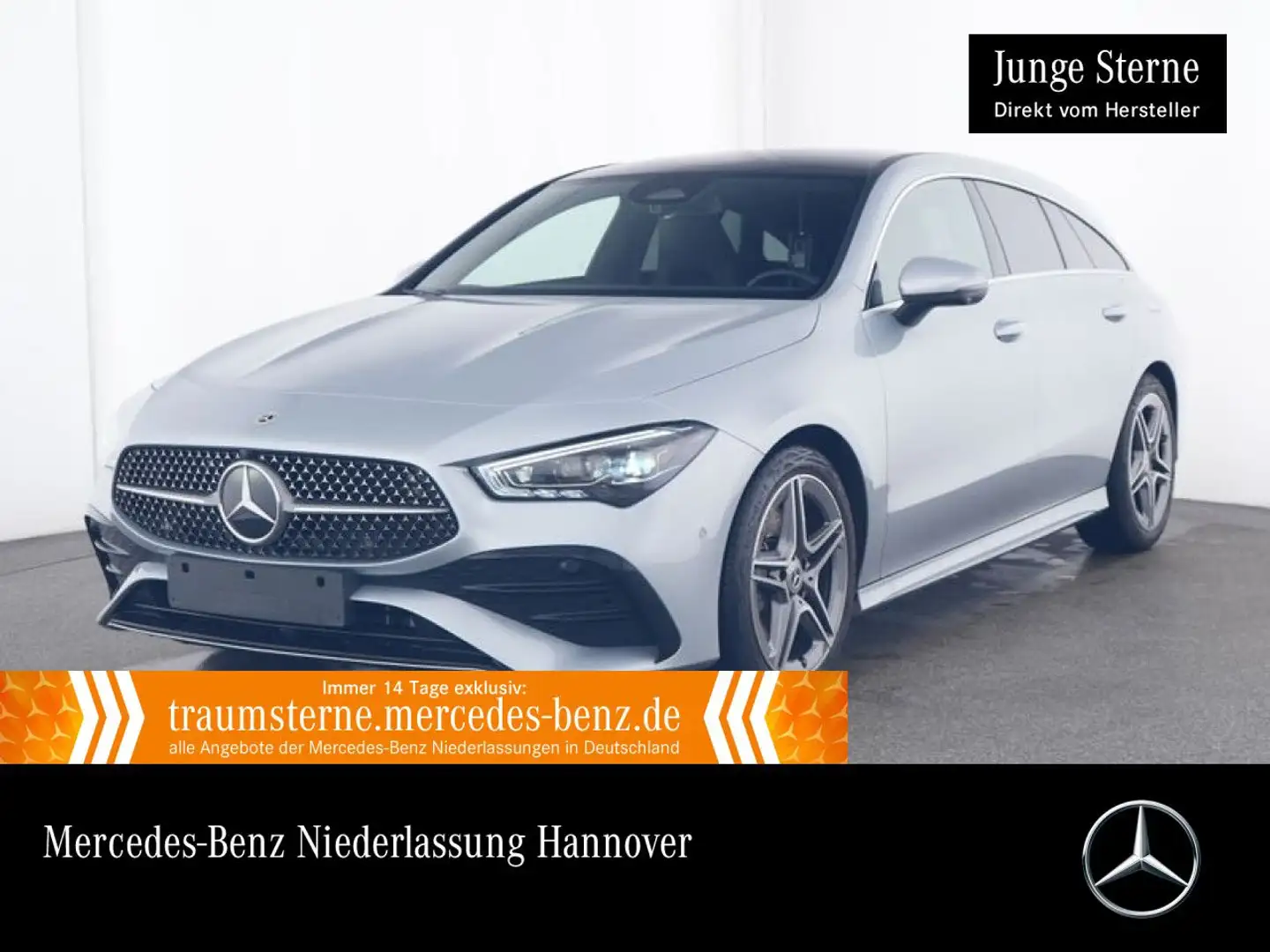 Mercedes-Benz CLA 200 AMG+PANO+360°+MULTIBEAM+HUD+TOTW+KEYLESS Silber - 1