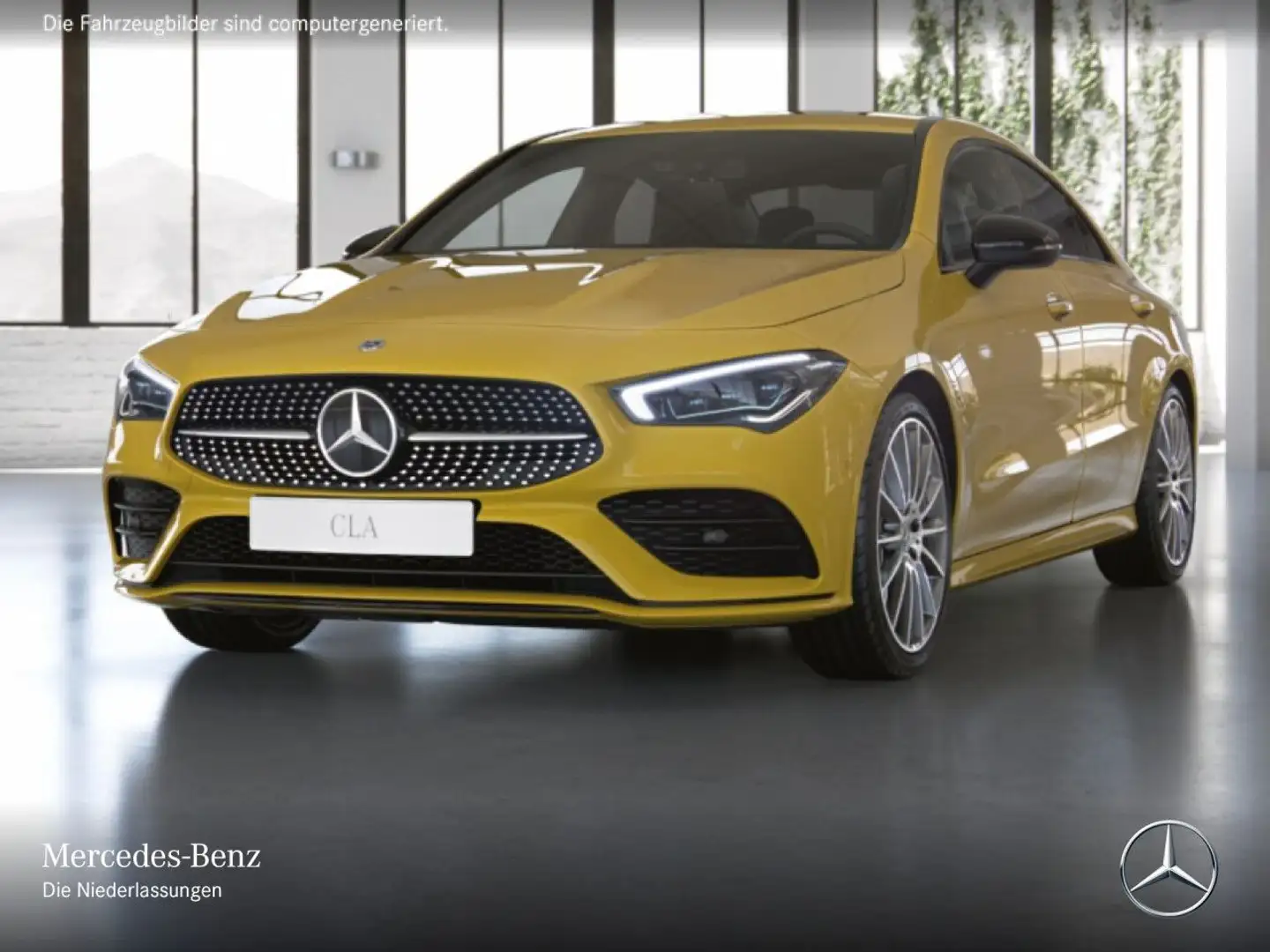 Mercedes-Benz CLA 200 AMG+NIGHT+MULTIBEAM+KAMERA+19"+KEYLESS Gelb - 2