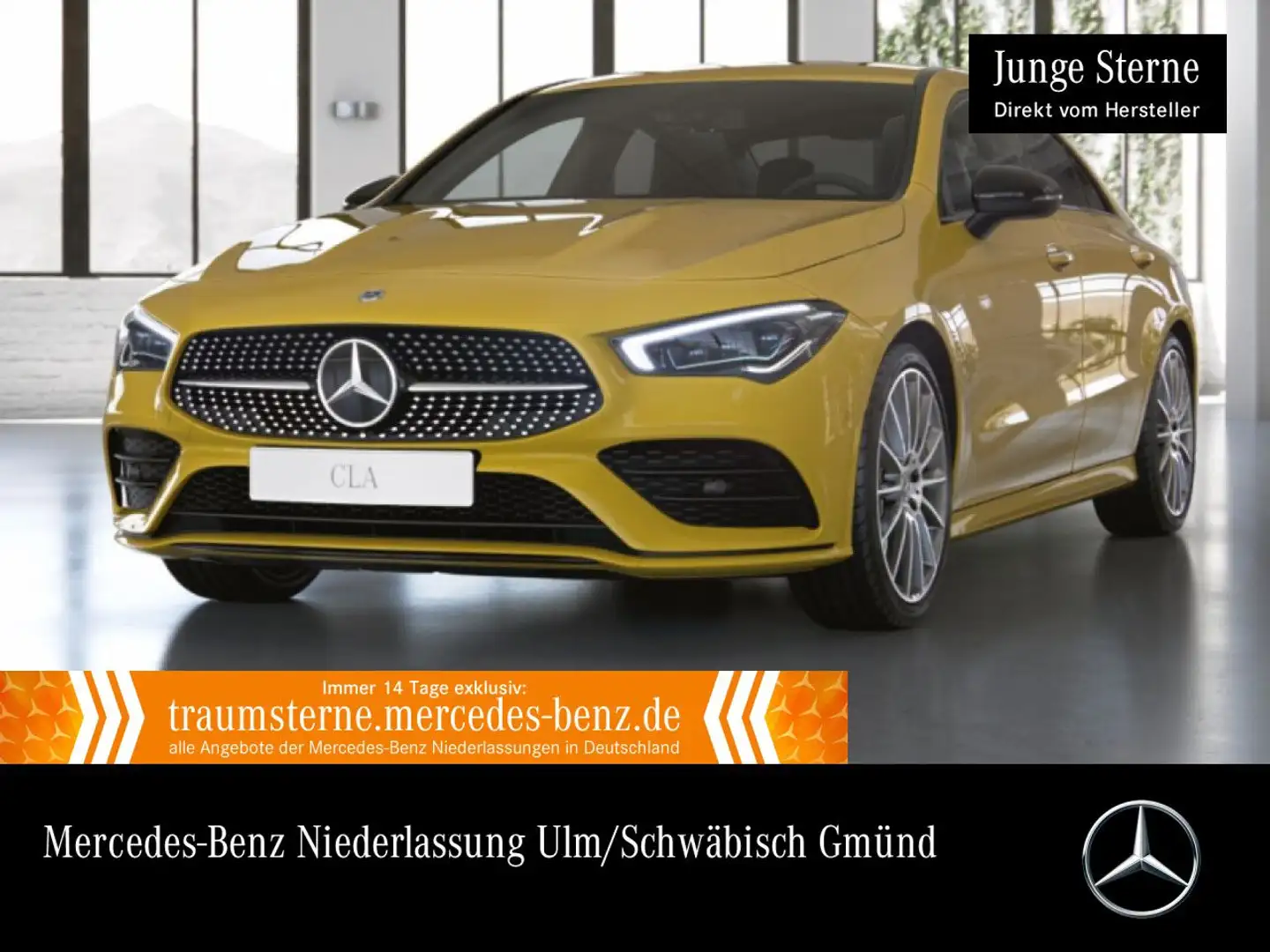 Mercedes-Benz CLA 200 AMG+NIGHT+MULTIBEAM+KAMERA+19"+KEYLESS Geel - 1