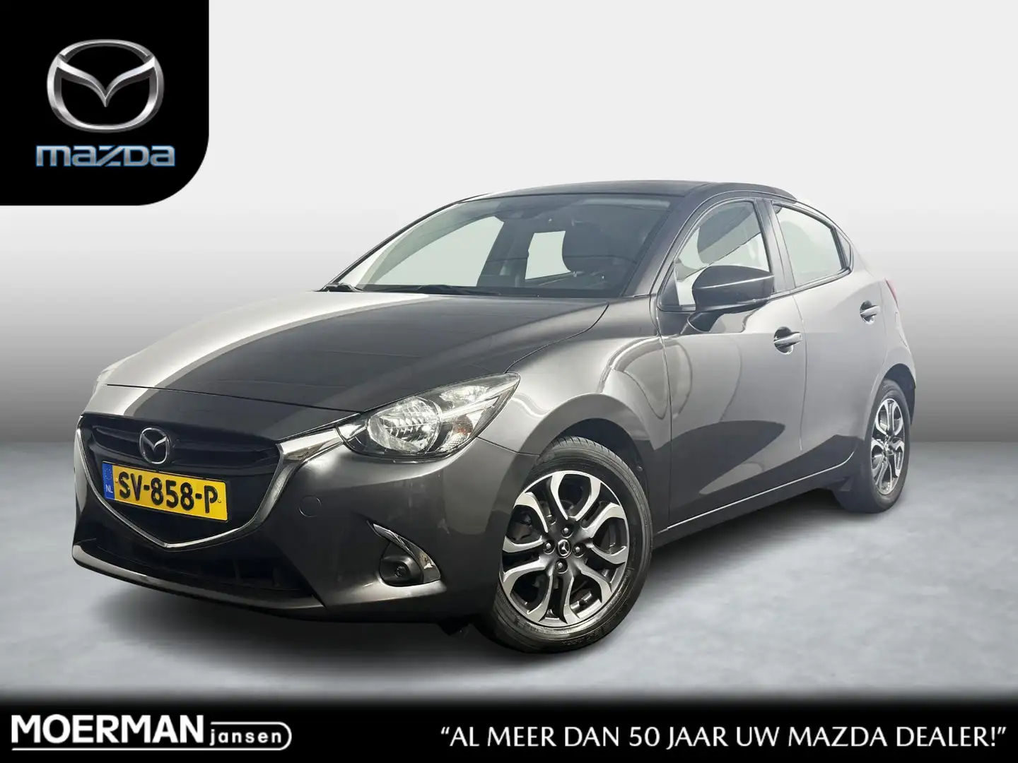 Mazda 2 1.5 Skyactiv-G Dynamic+ / NL auto / Navigatie / 1e Grigio - 1