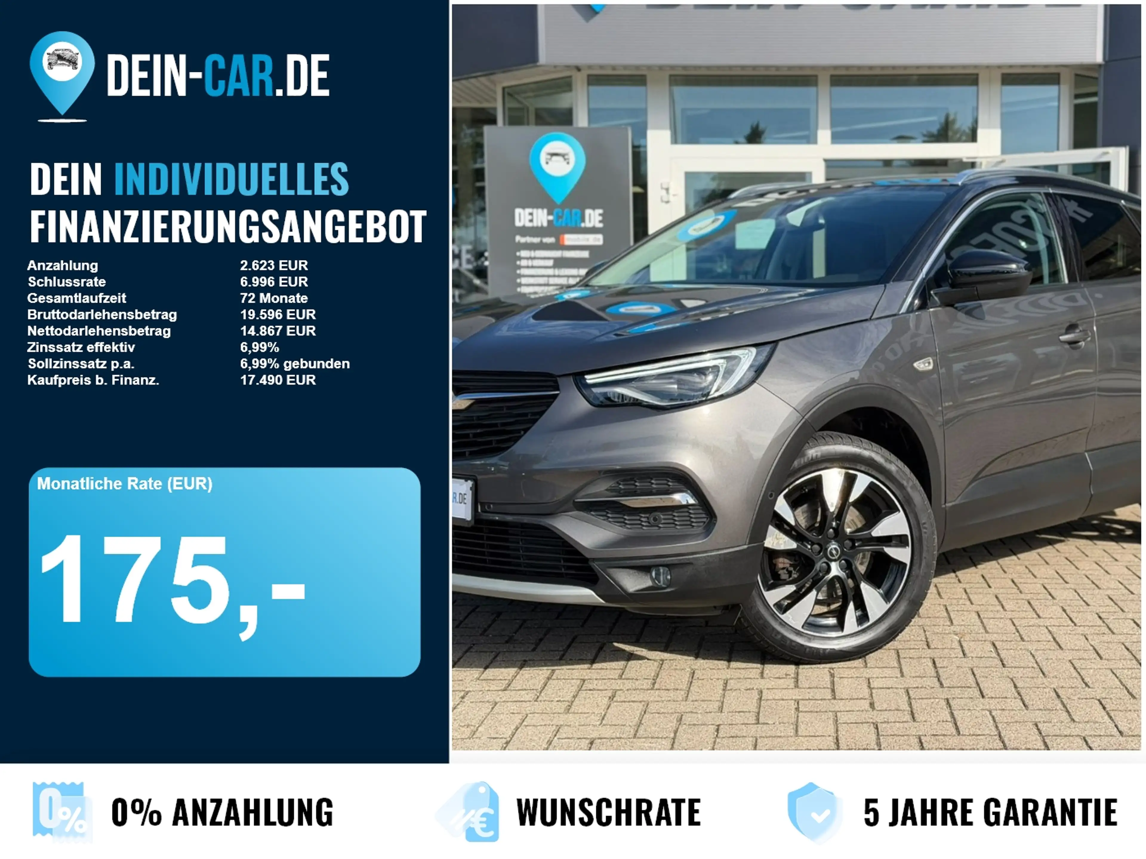 Opel Grandland LED Navi PDC SHZ SpurW el.Heck Kam. LM