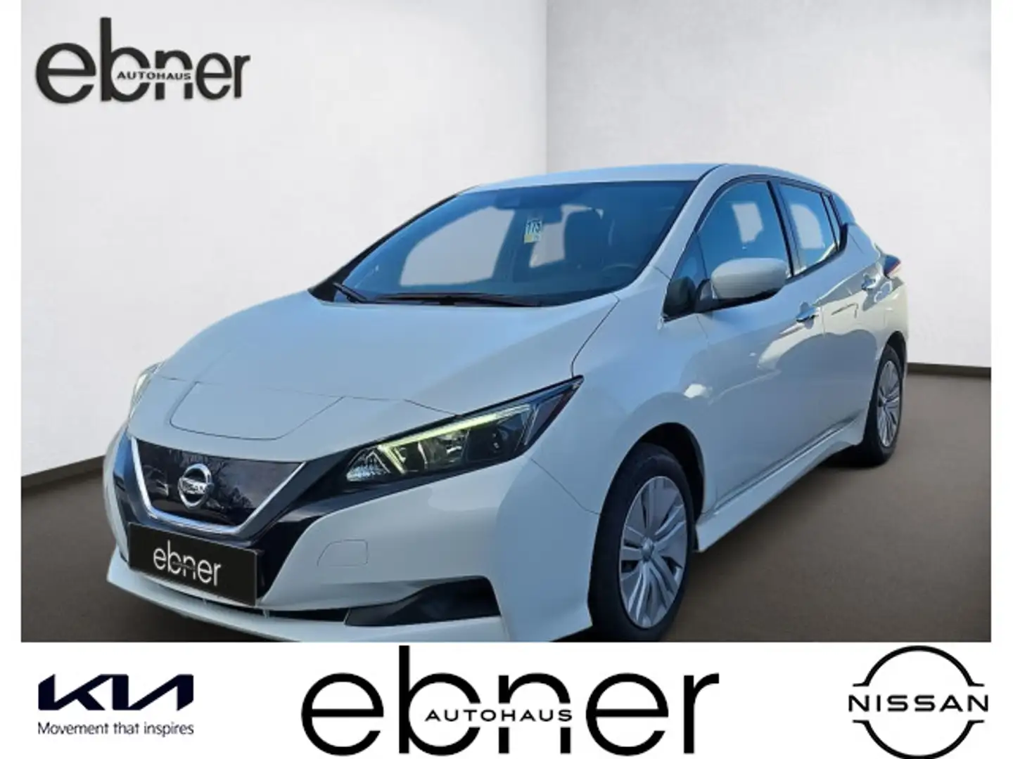 Nissan Leaf ZE1 40 kW | Klima | Bluetooth | Mwst | 1.HD White - 1