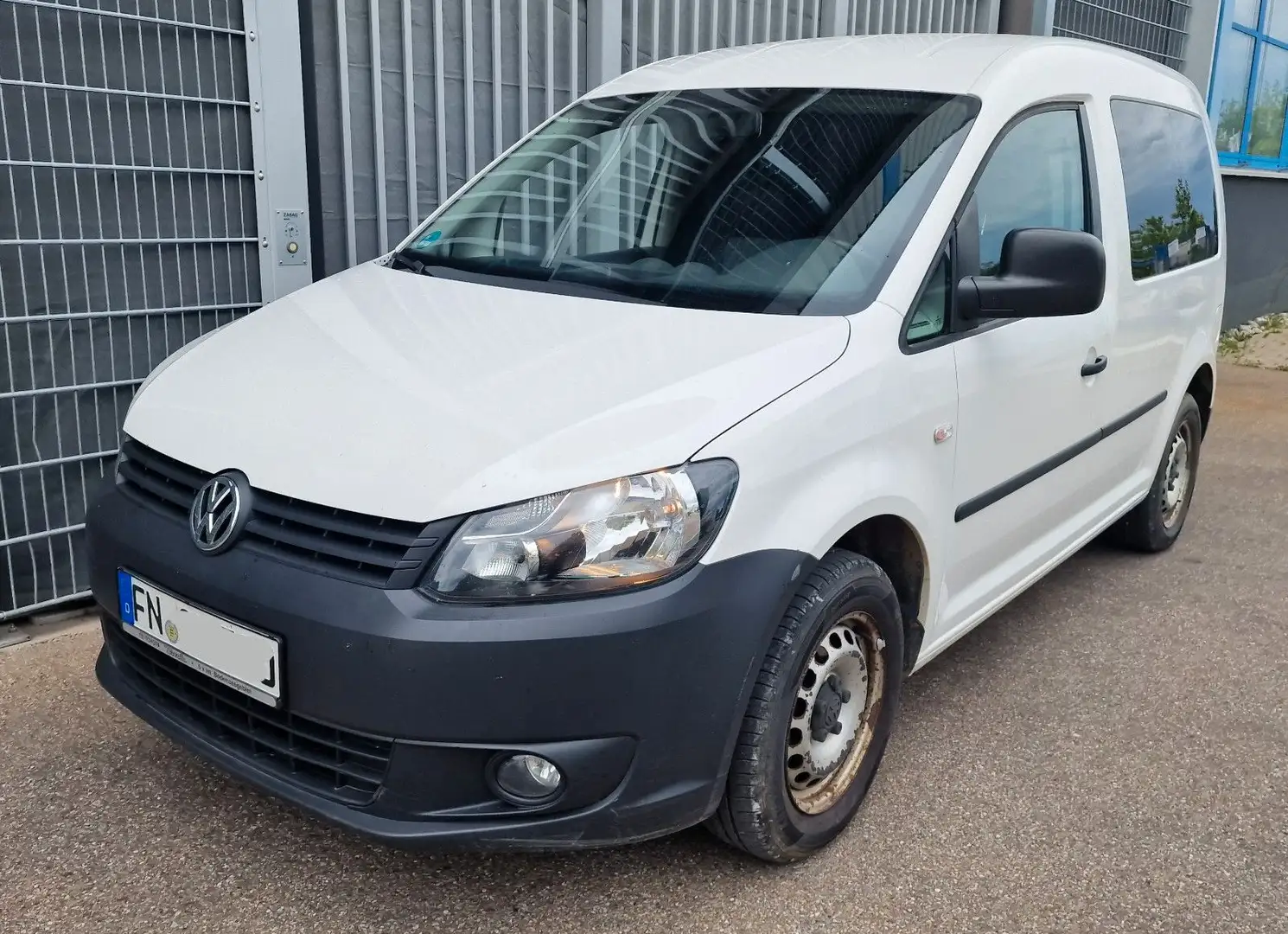 Volkswagen Caddy 2.0Kasten/GARANTIE/ERDGAS/KLIMA/TÜV 10.25 Weiß - 2