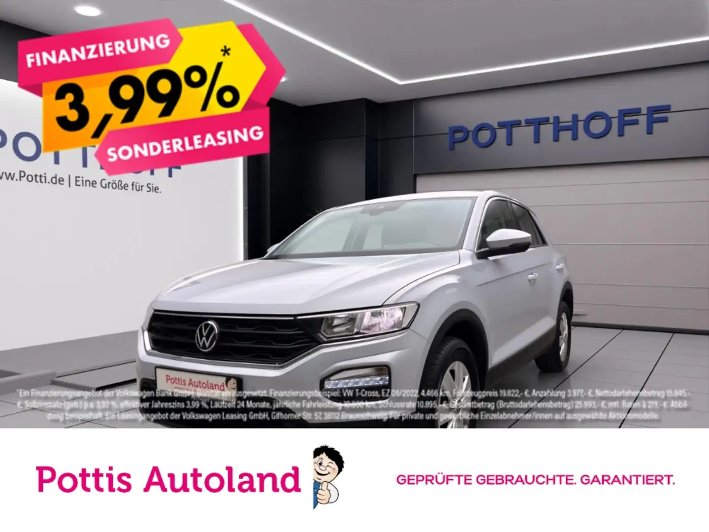Volkswagen T-Roc 1.0 TSI KLIMA PDC DAB+ eFENSTER Wit - 1