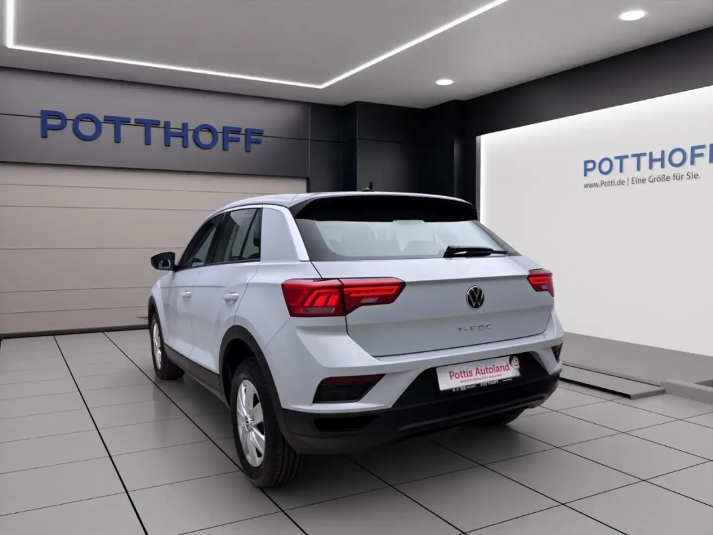 Volkswagen T-Roc 1.0 TSI KLIMA PDC DAB+ LANEASSIST Weiß - 2