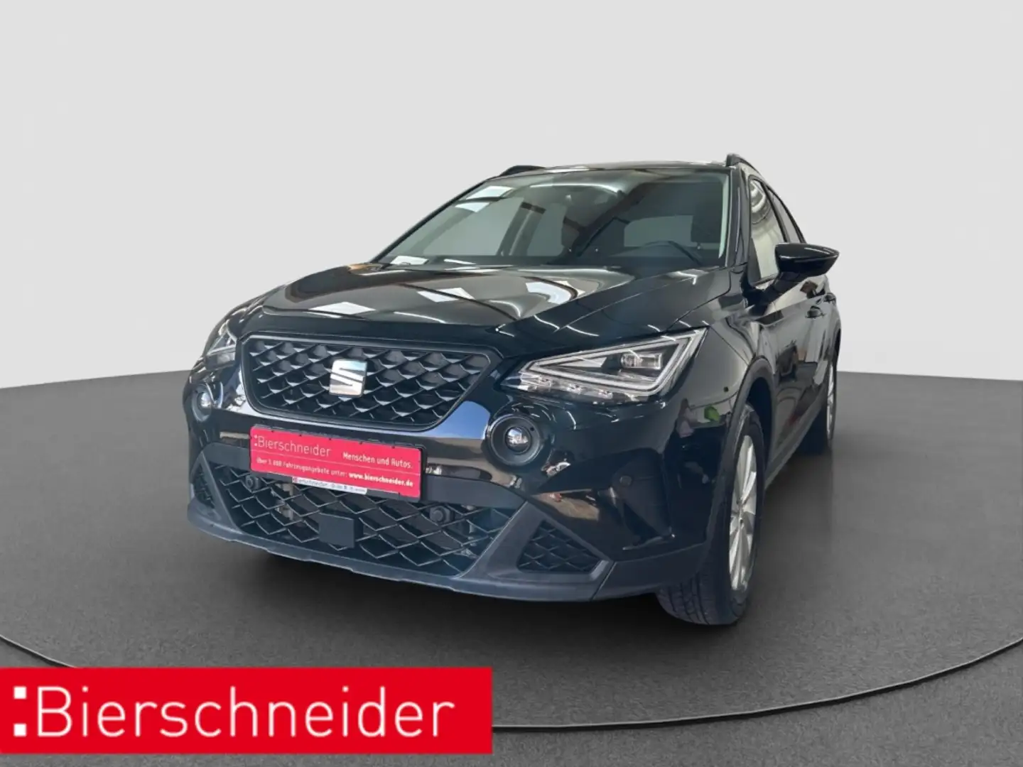 SEAT Arona 1.0 TSI DSG Style NAVI CAM SHZ LED Zwart - 1
